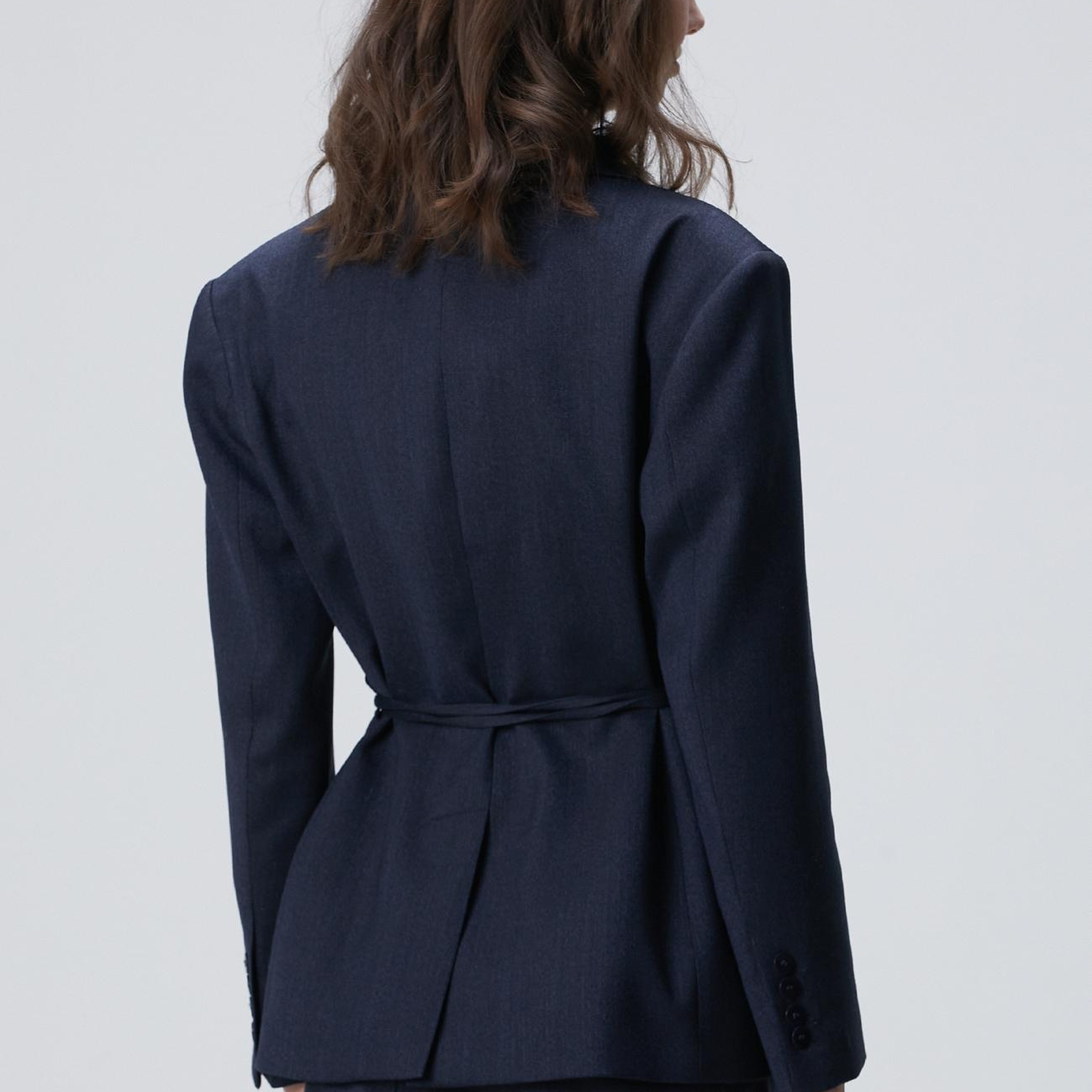 Network Kadın Lacivert Yün Karışımlı Ceket