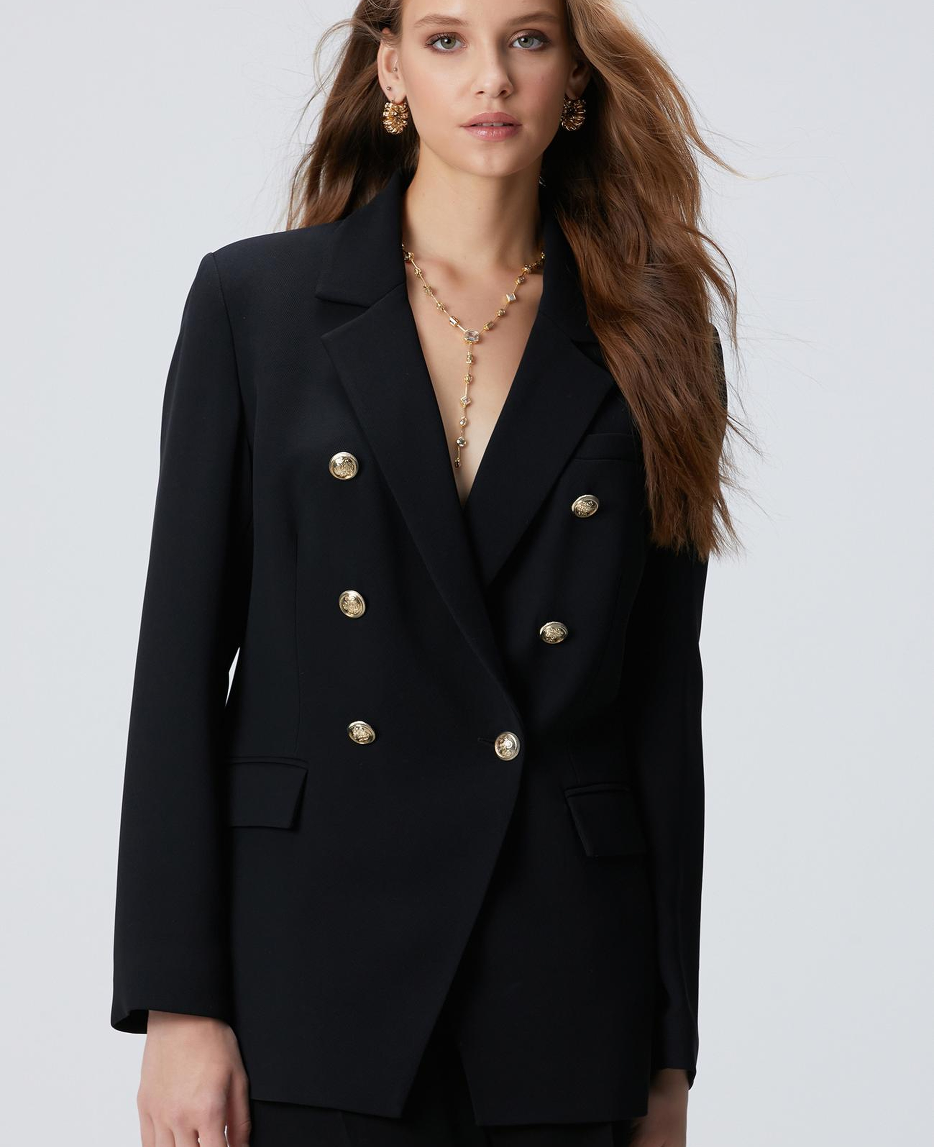Network Kadın Siyah Blazer Ceket