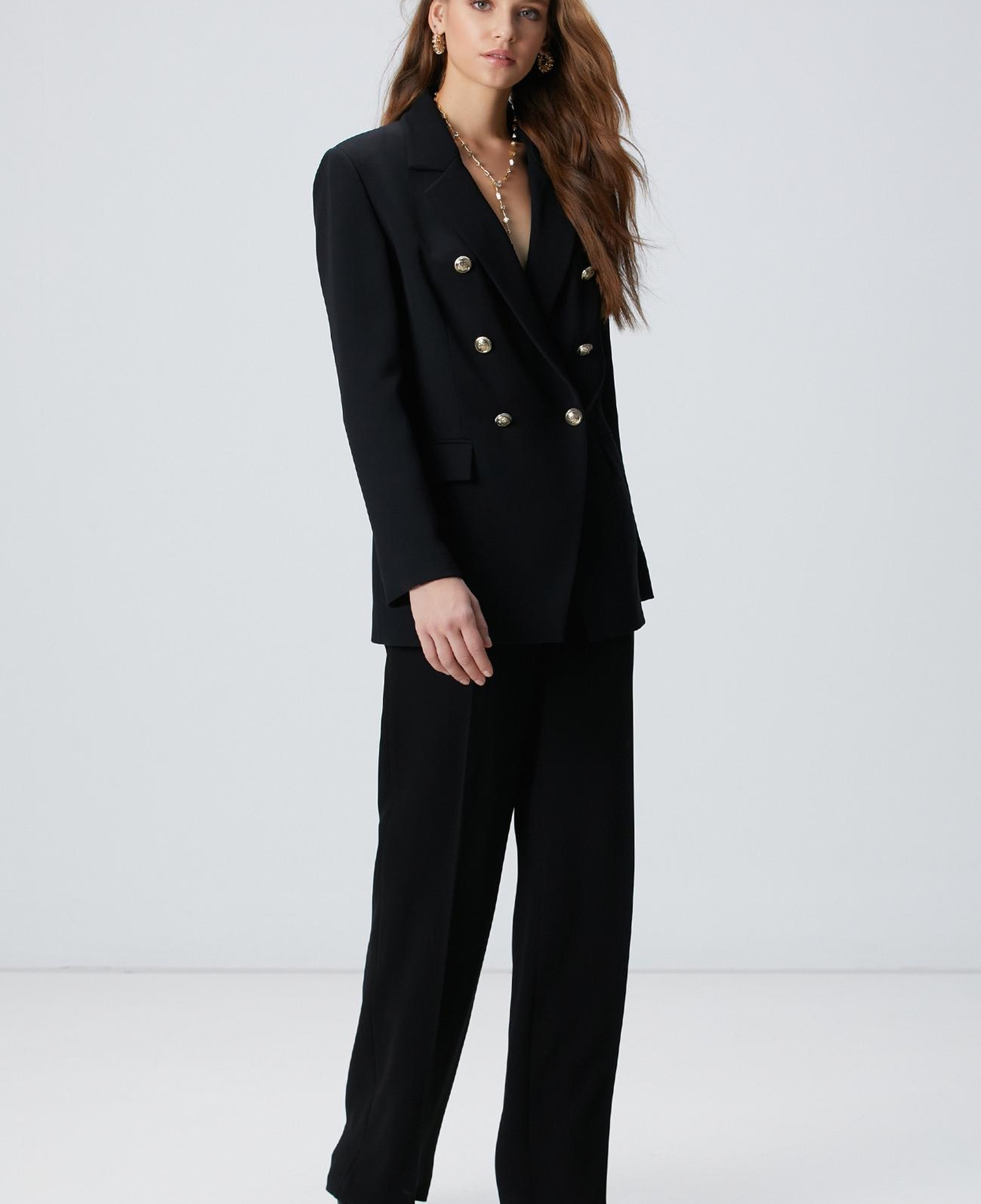 Network Kadın Siyah Blazer Ceket