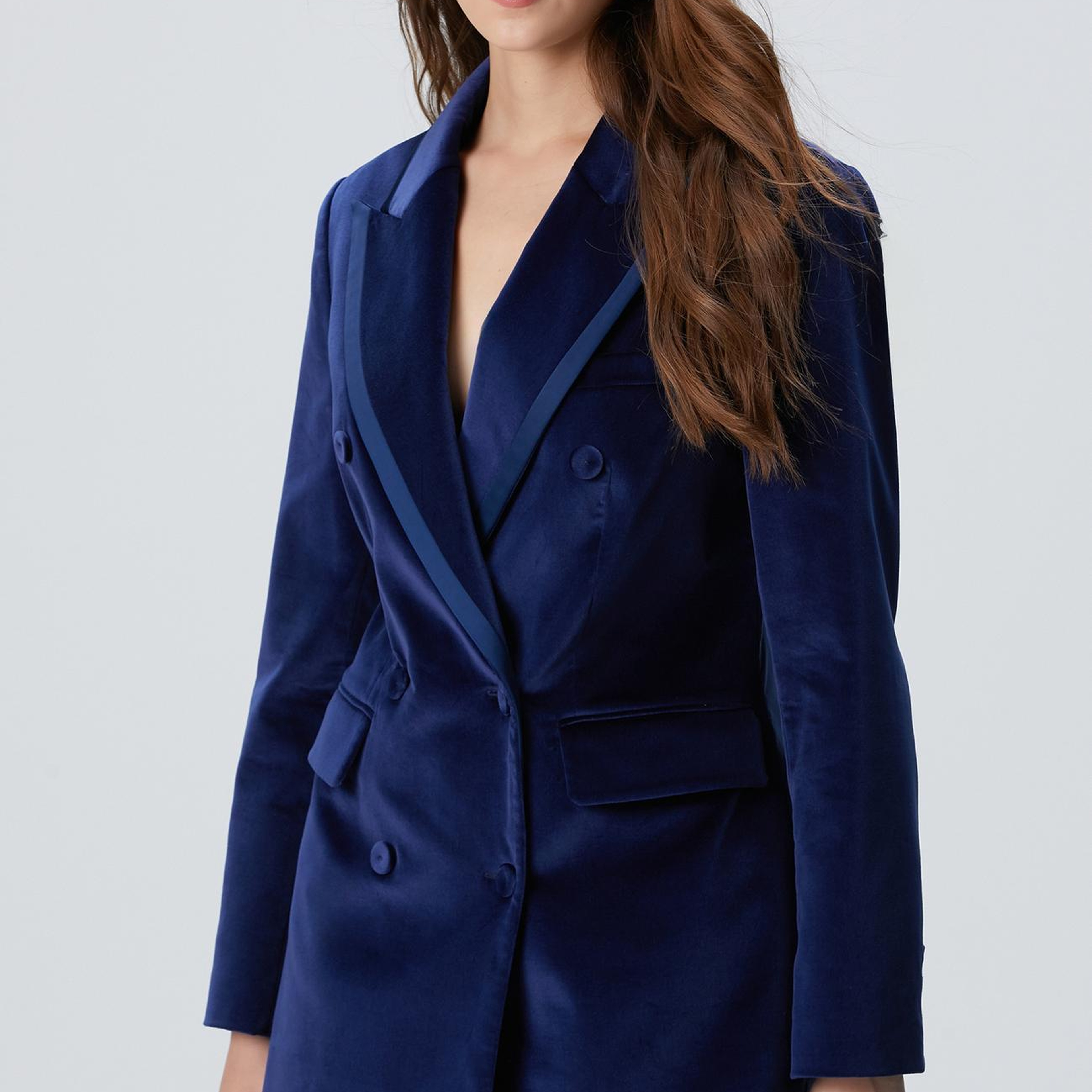 Network Kadın Gece Mavisi Ceket