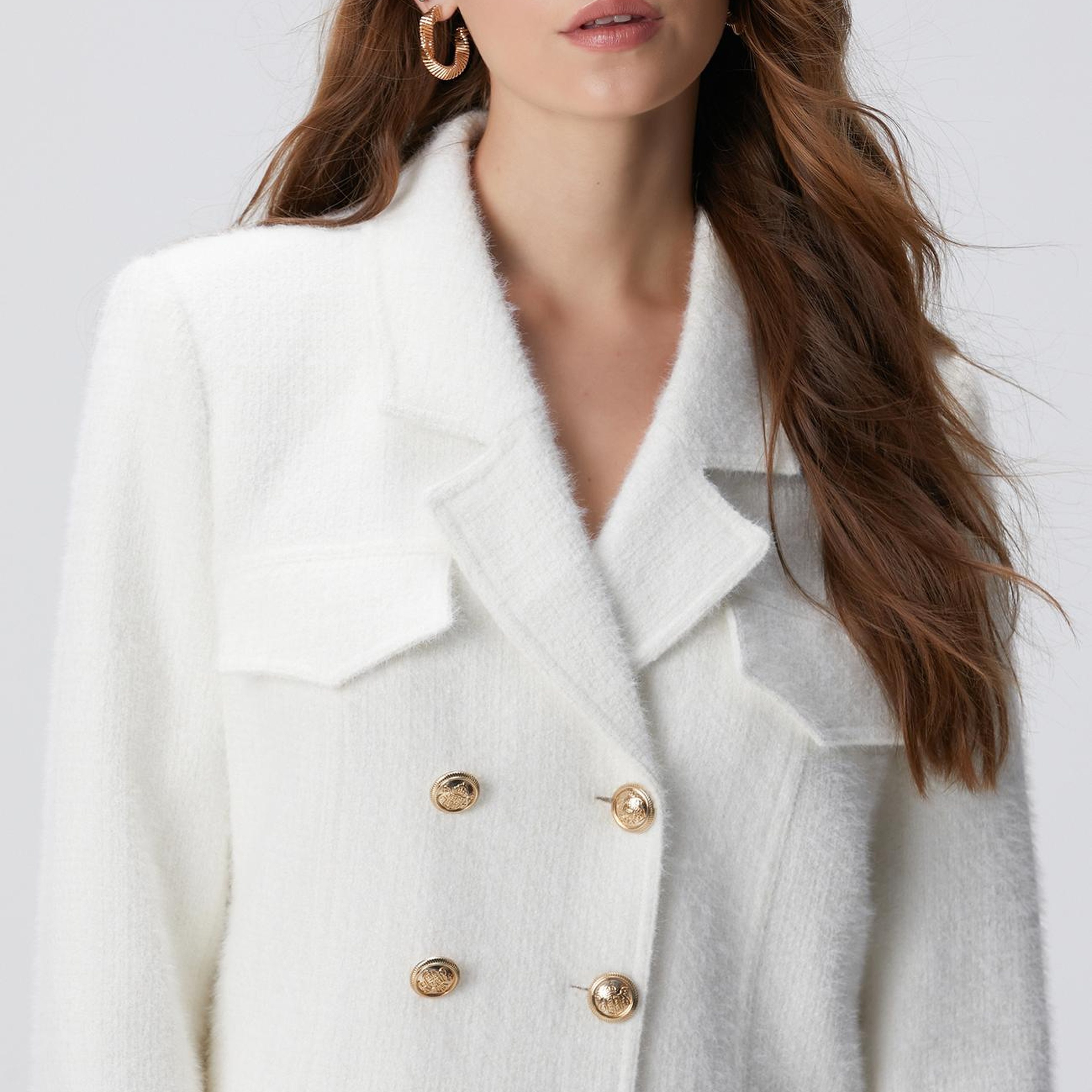 Network Kadın Kırık Beyaz Ceket