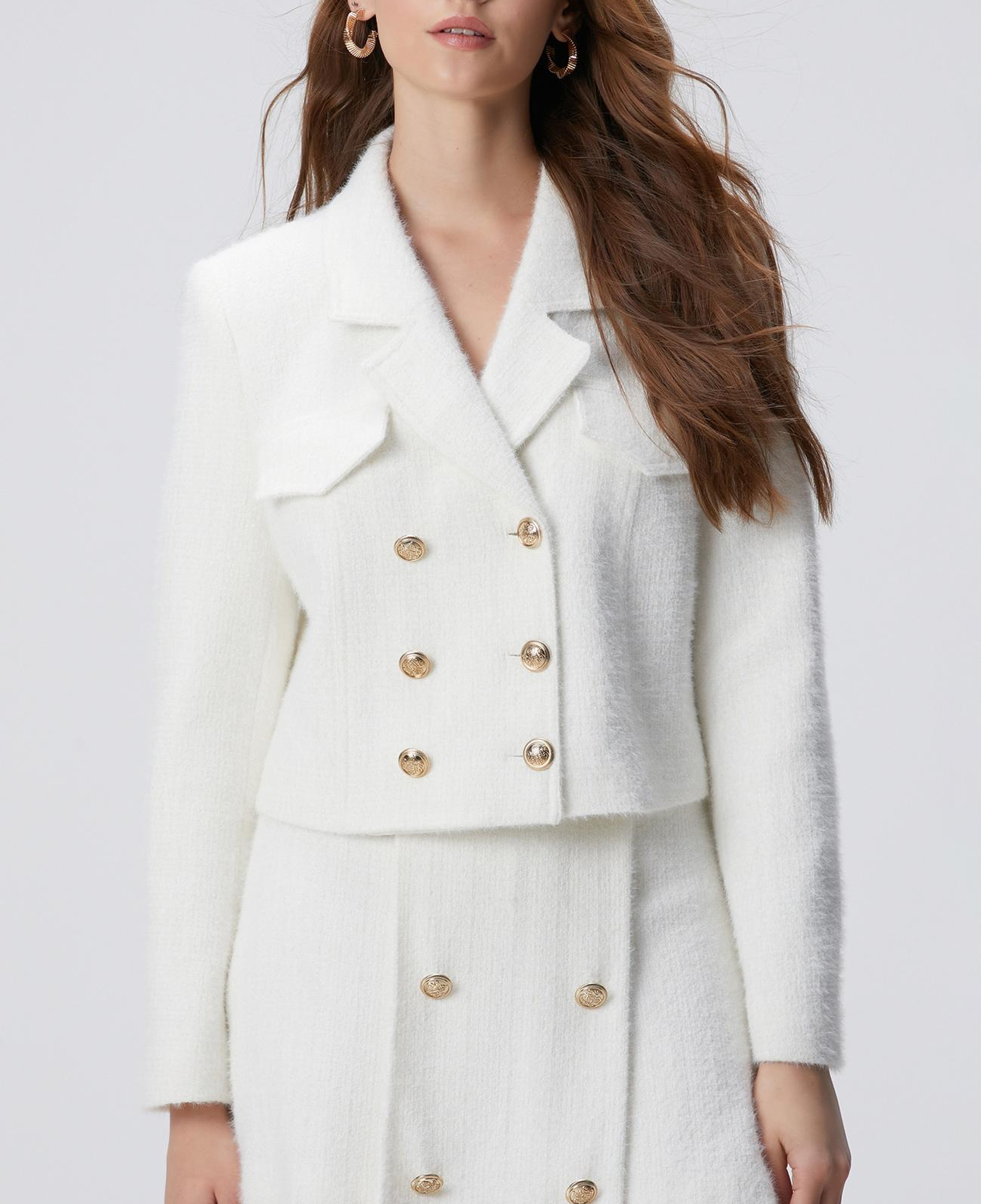 Network Kadın Kırık Beyaz Ceket