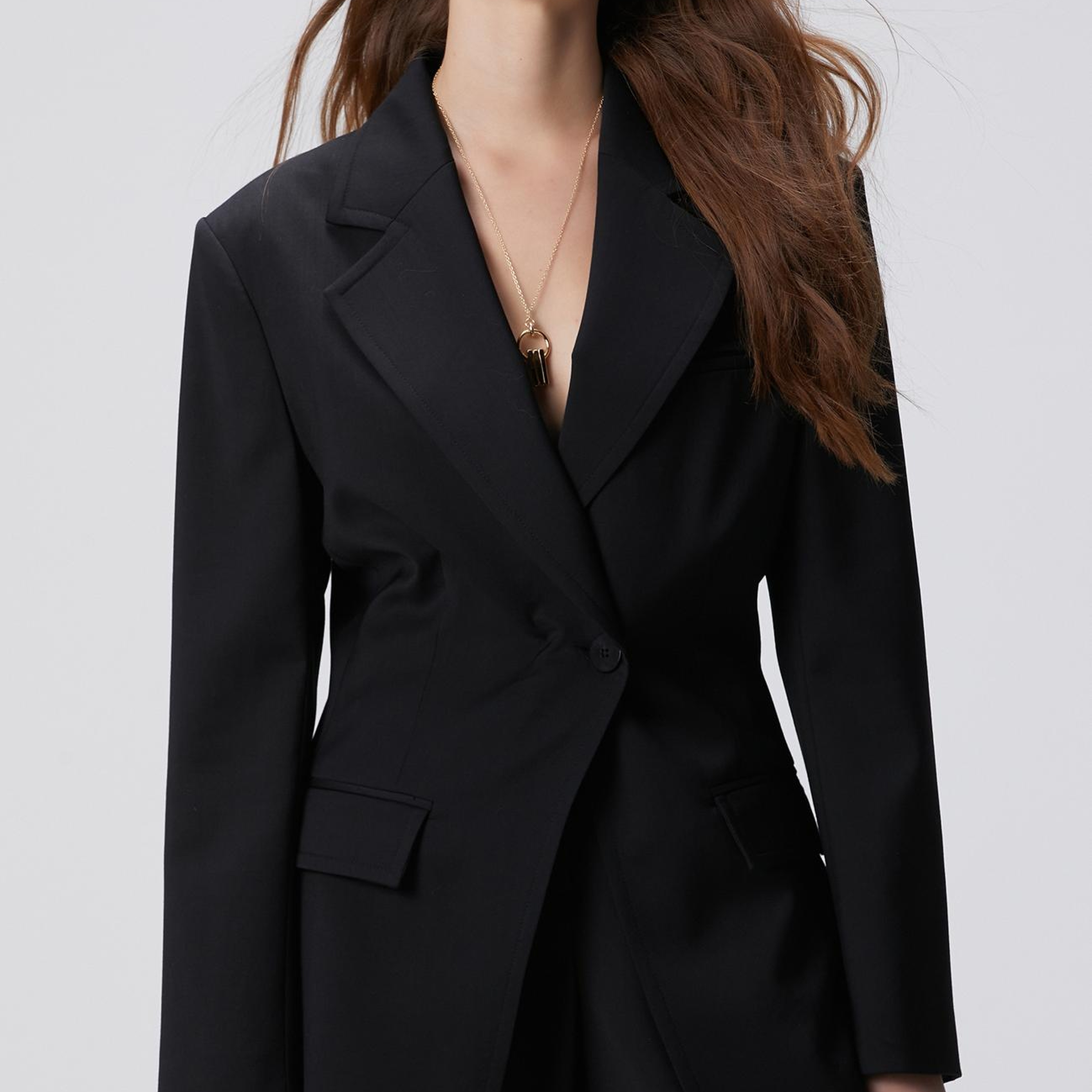 Network Kadın Siyah Yün Ceket