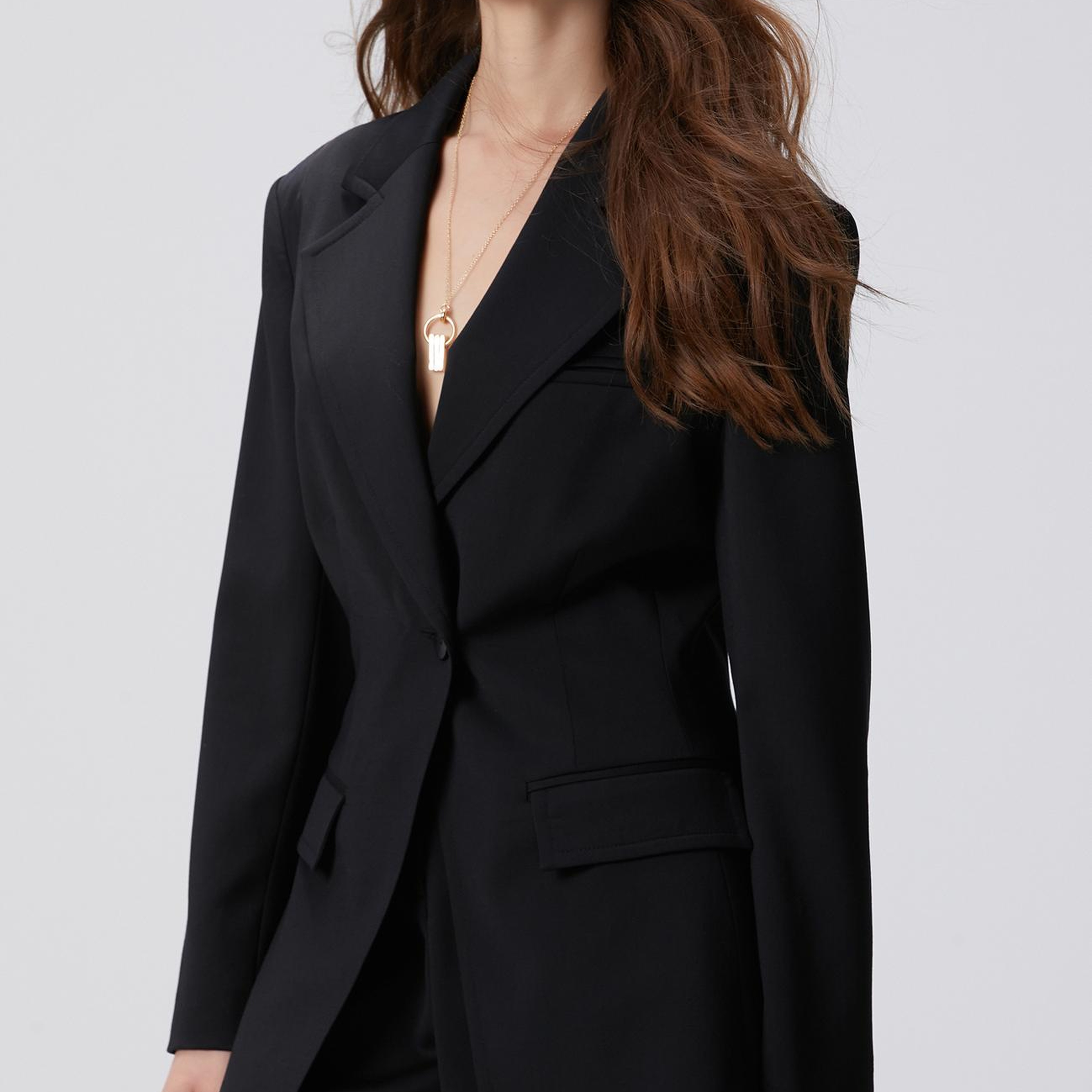 Network Kadın Siyah Yün Ceket