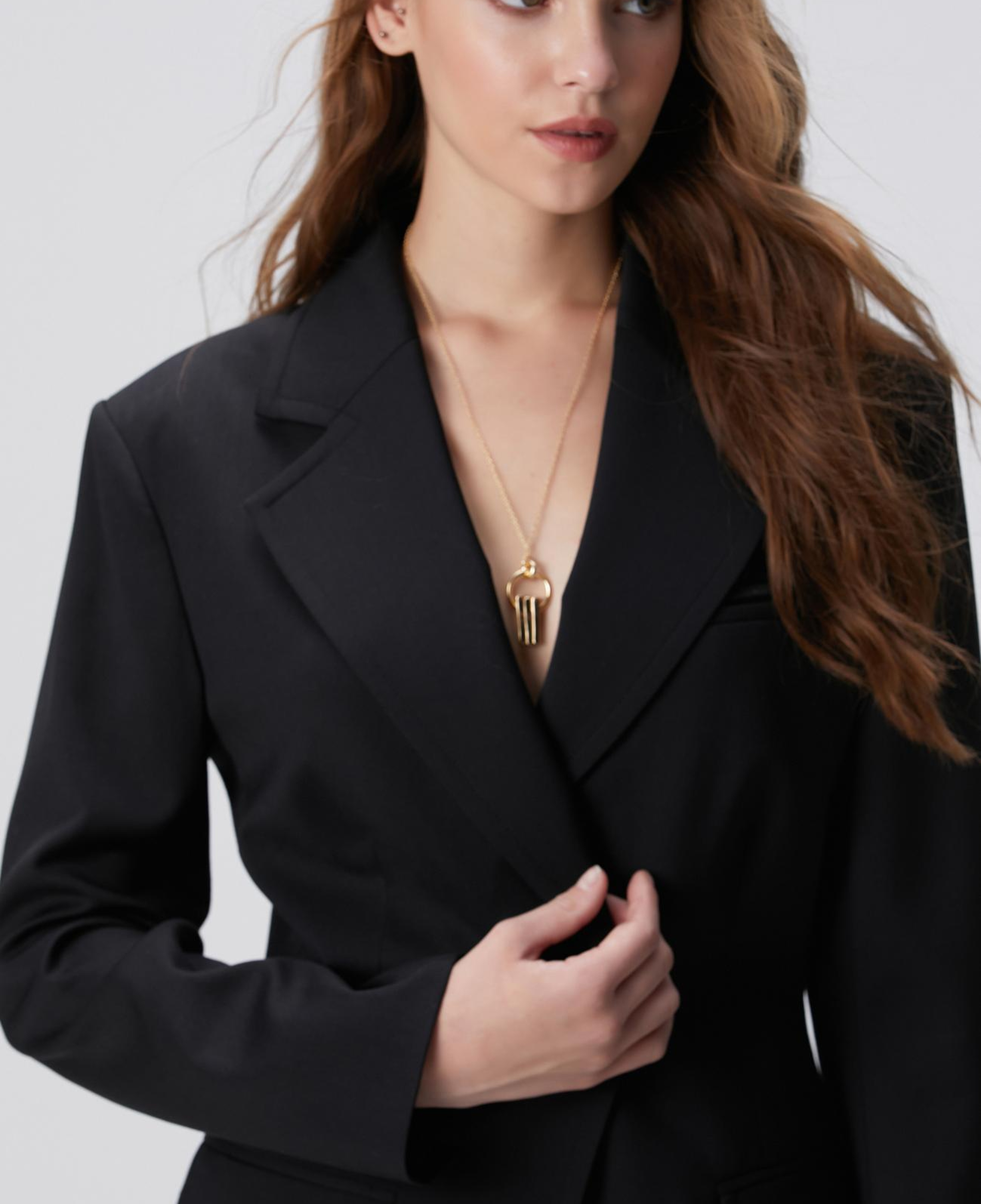 Network Kadın Siyah Yün Ceket