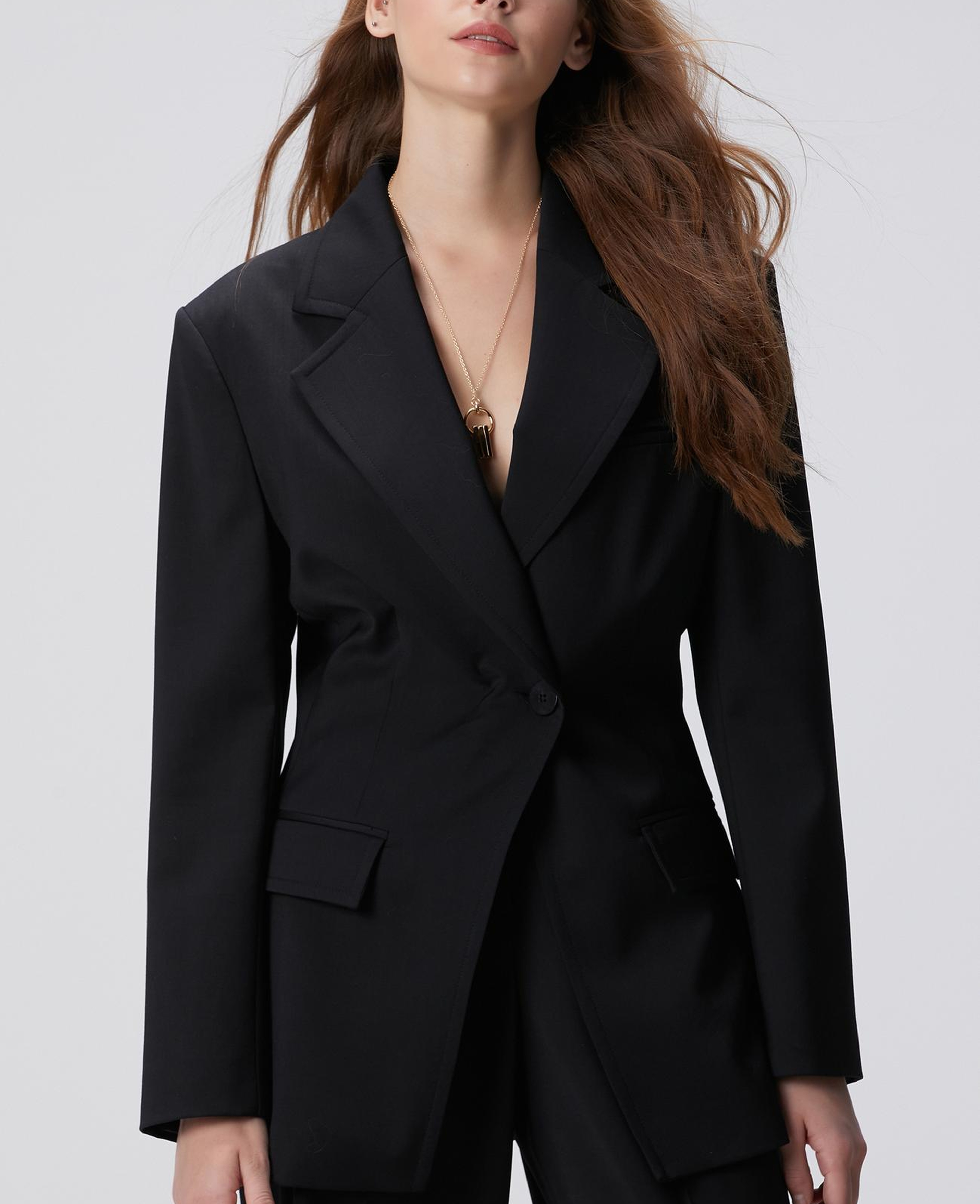 Network Kadın Siyah Yün Ceket