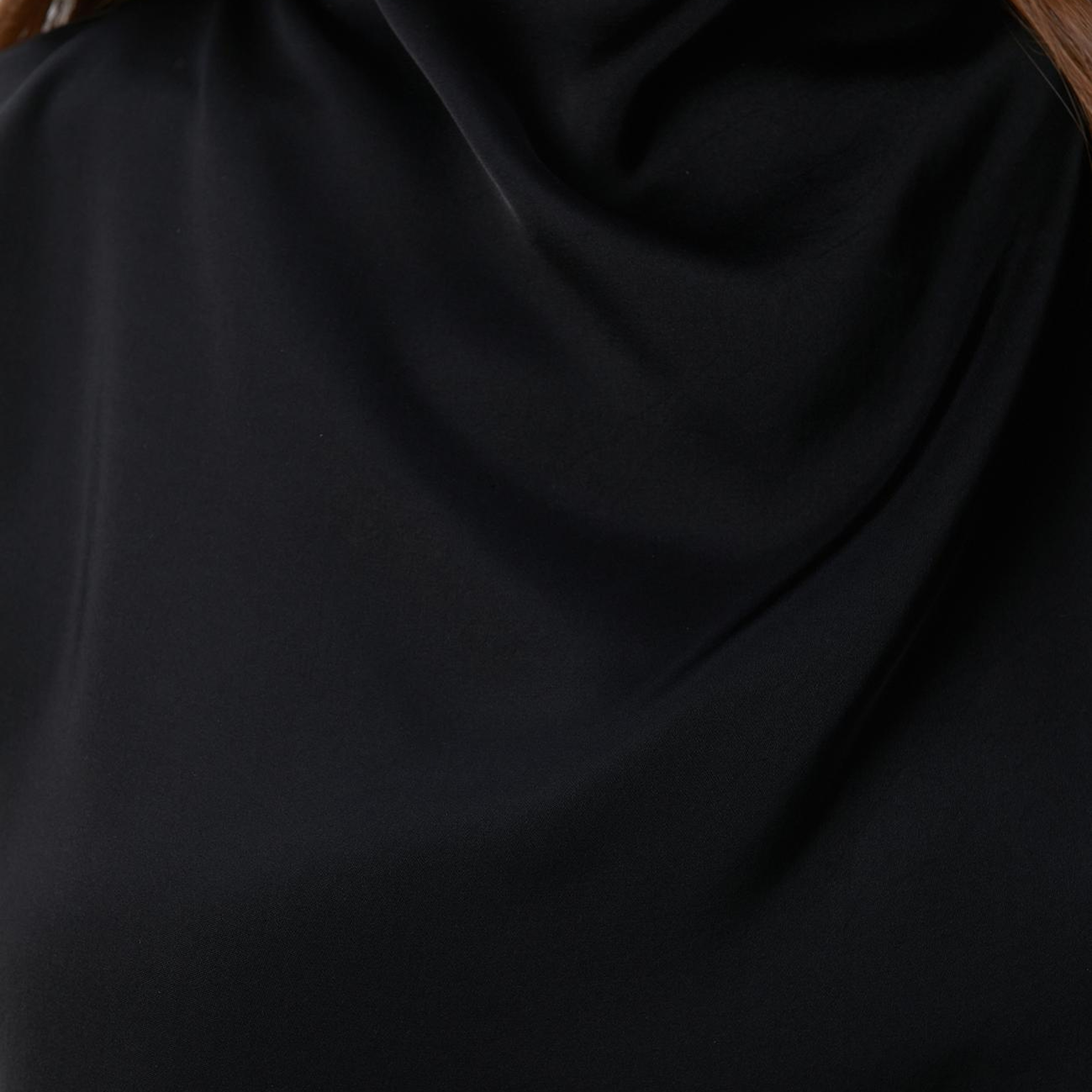 Network Kadın Siyah Degaje Yaka Bluz