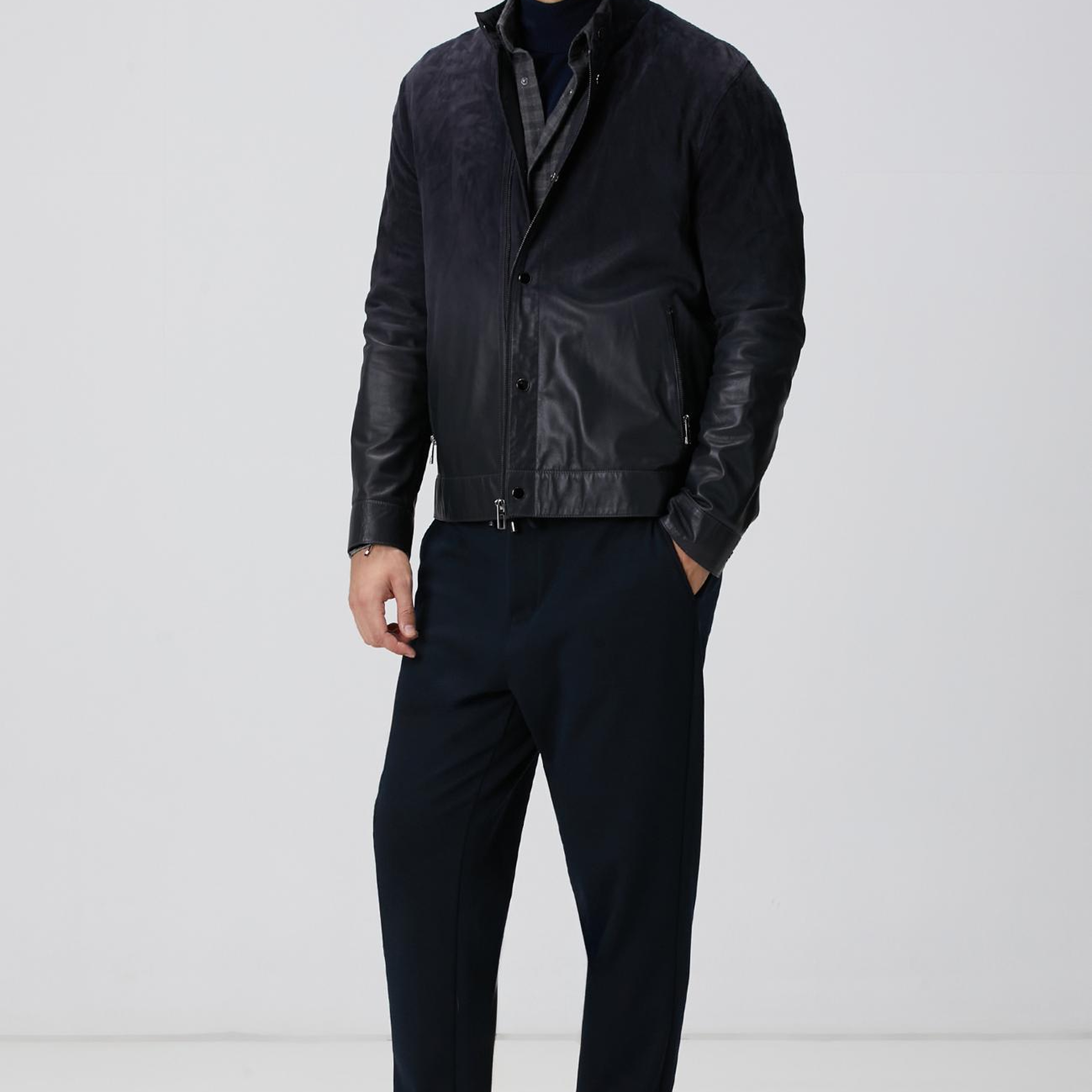 Network Erkek Antrasit Ekose Desenli Gömlek