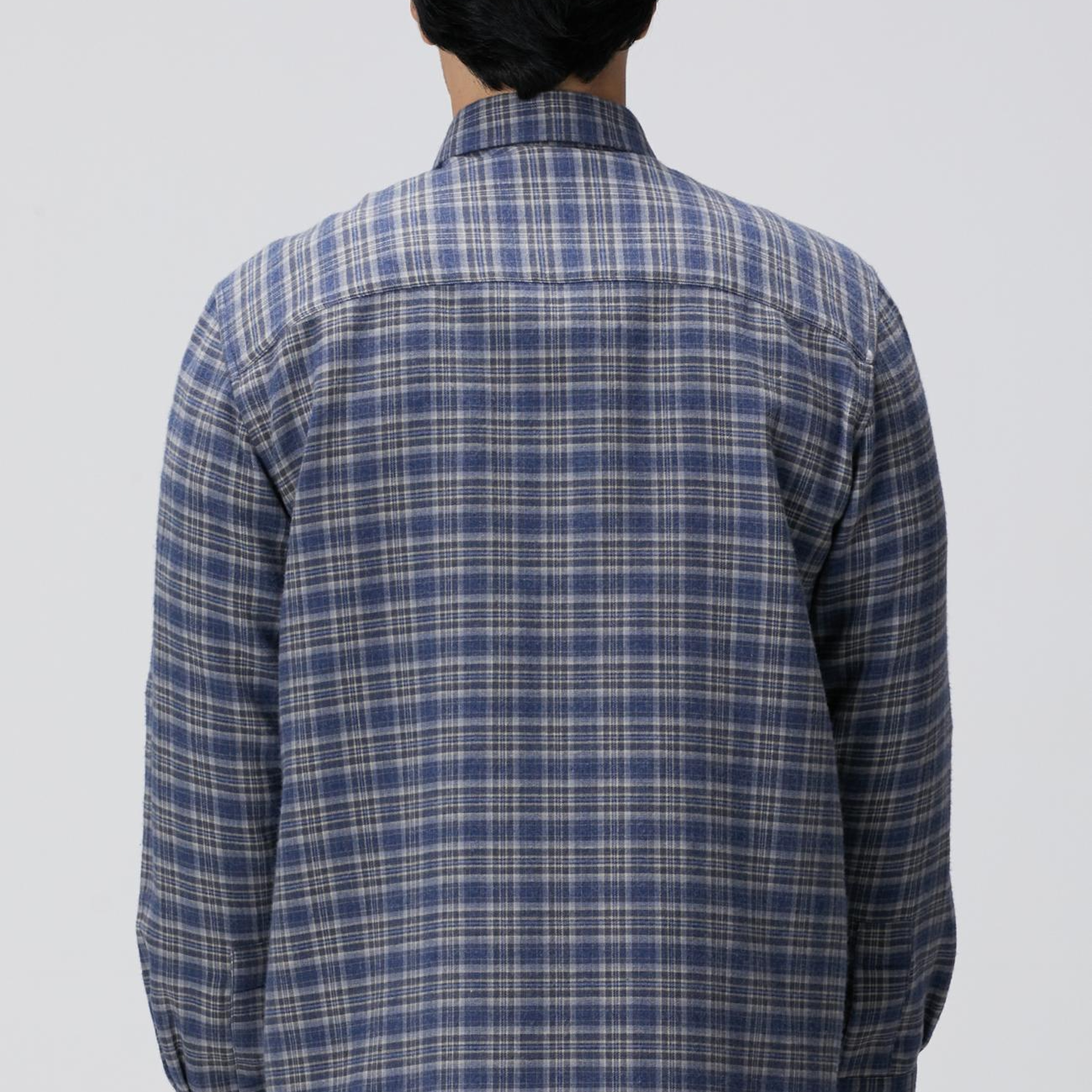 Network Erkek Indigo Ekose Desenli Gömlek