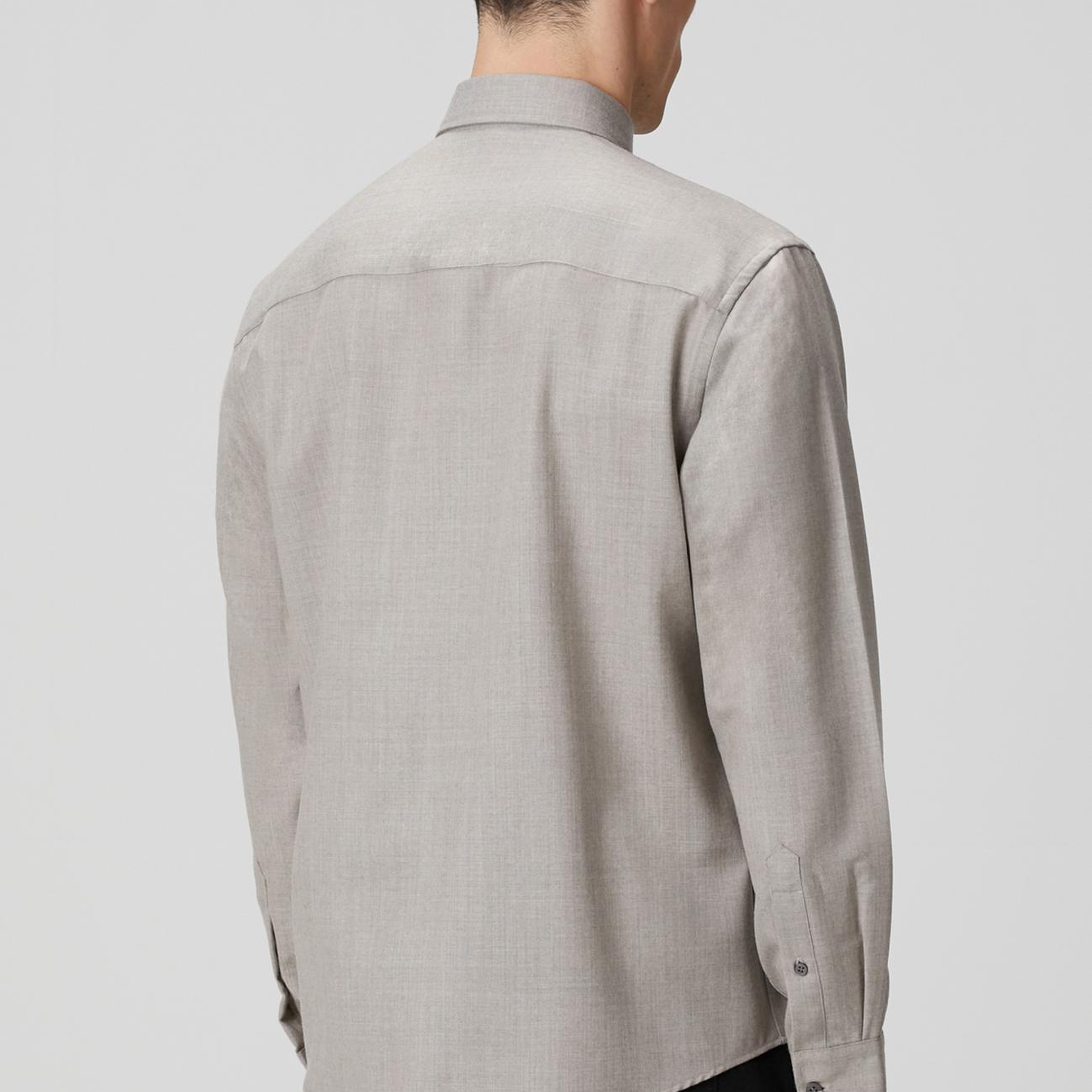 Network Erkek Limited Vizon Yün Karışımlı Gömlek