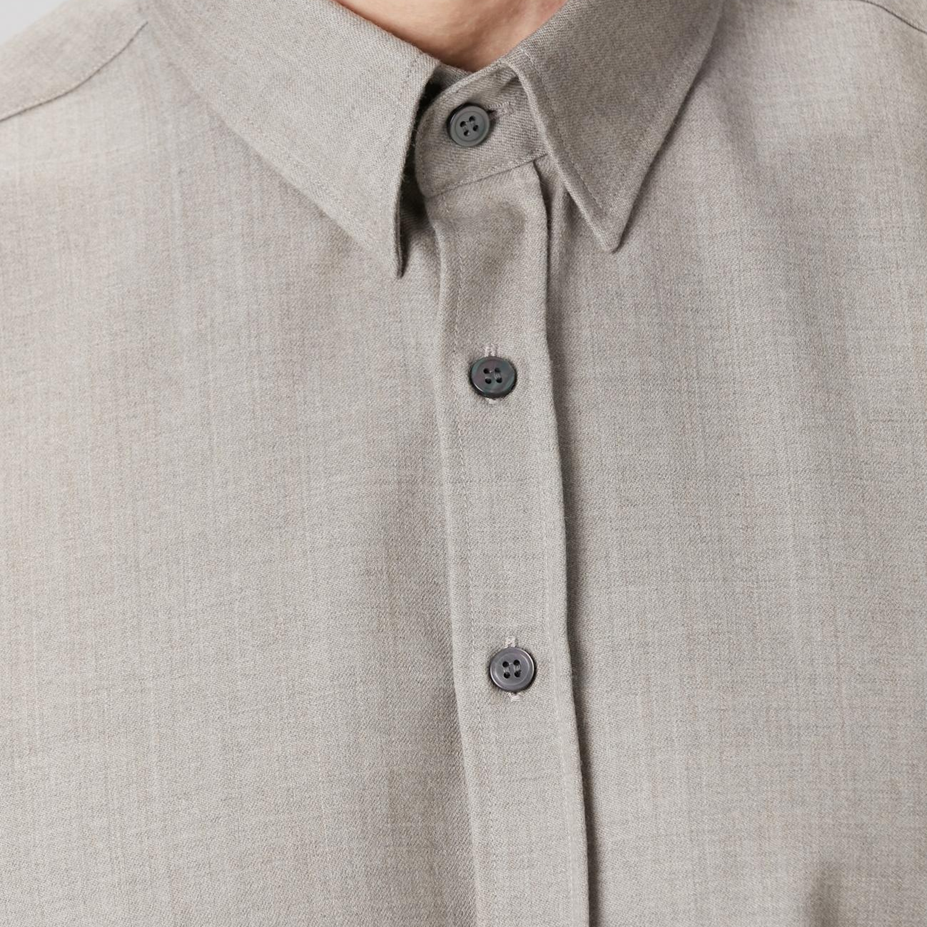 Network Erkek Limited Vizon Yün Karışımlı Gömlek