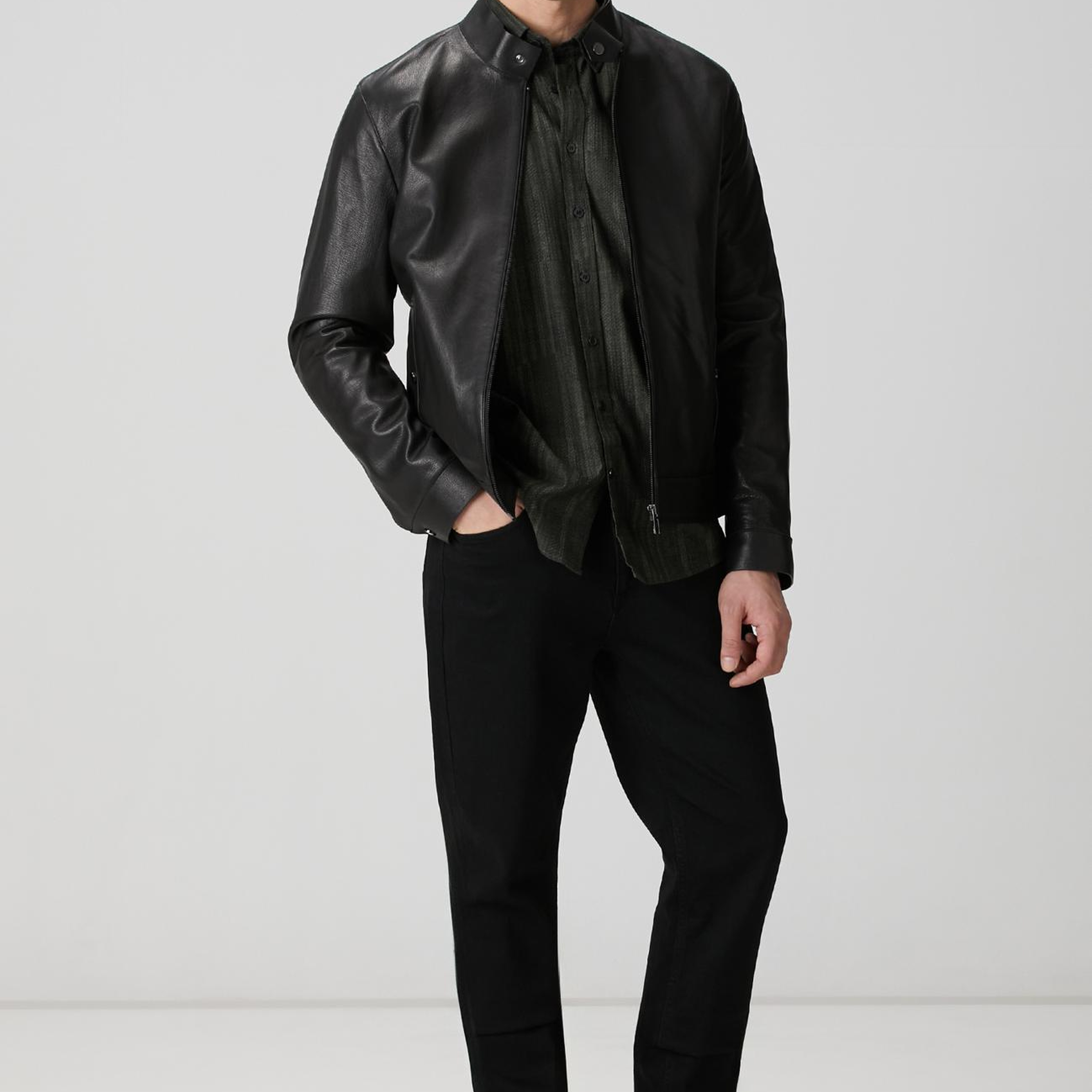 Network Erkek Haki Baskılı Gömlek