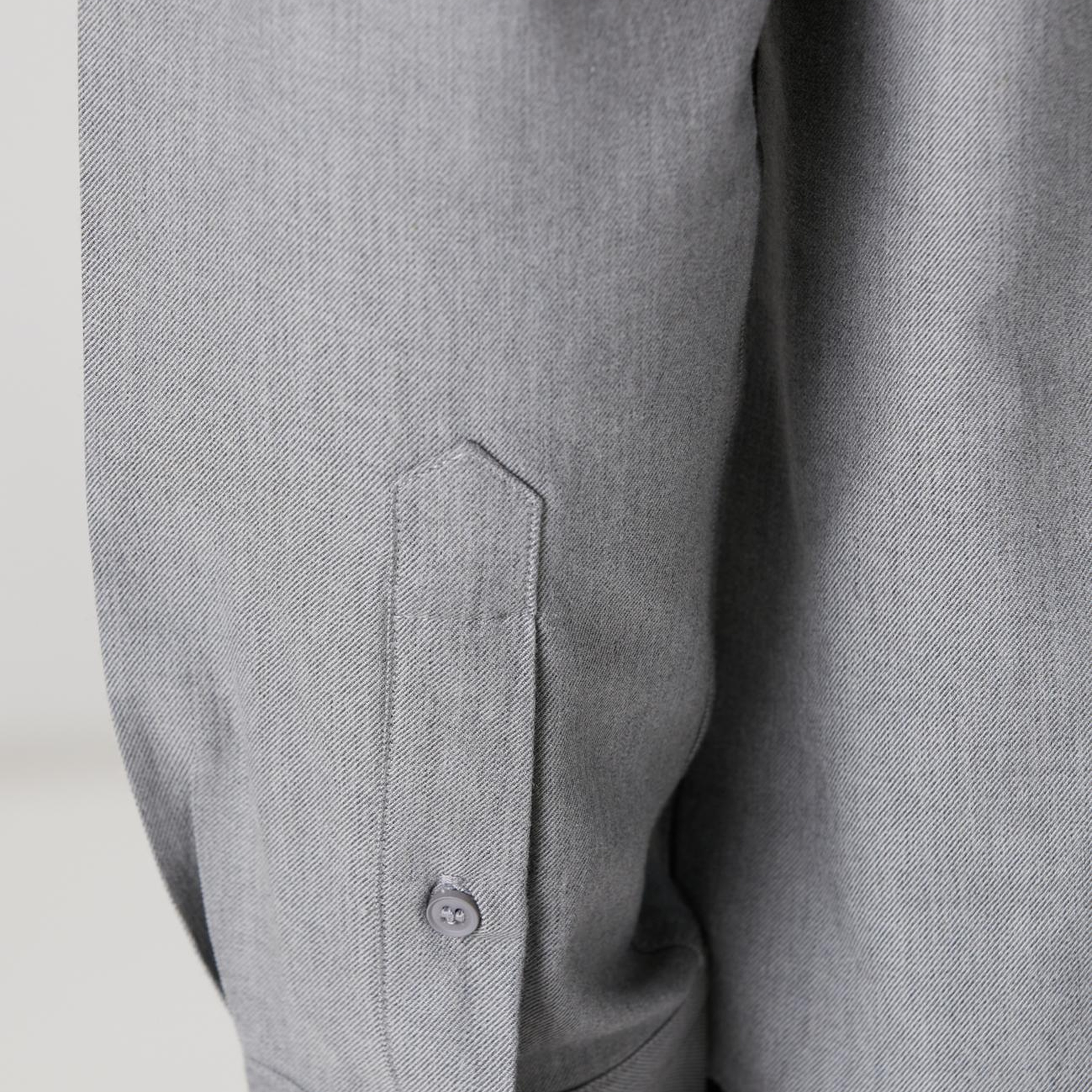 Network Erkek Gri Yün Karışımlı Gömlek