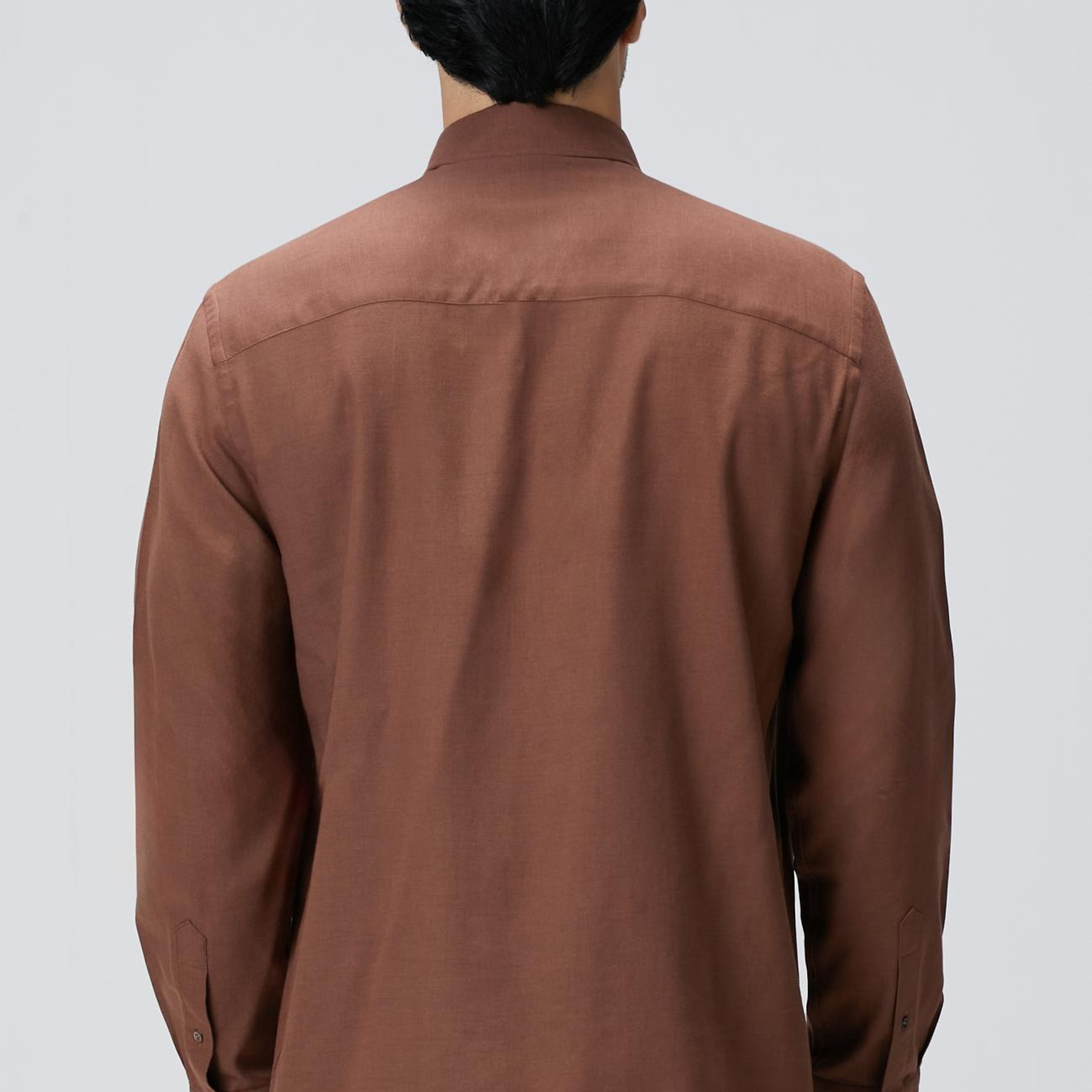 Network Erkek Kiremit Flanel Gömlek