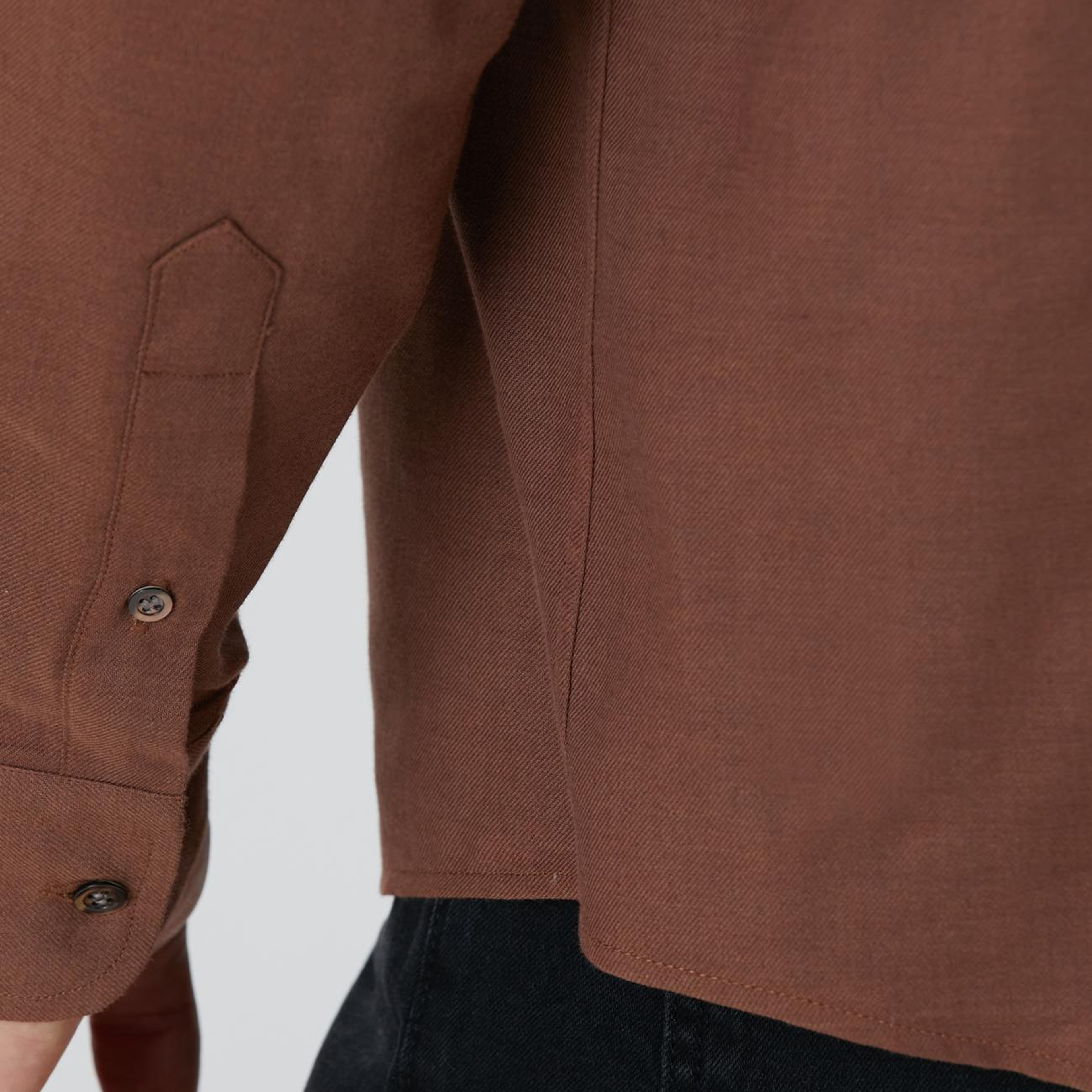 Network Erkek Kiremit Flanel Gömlek