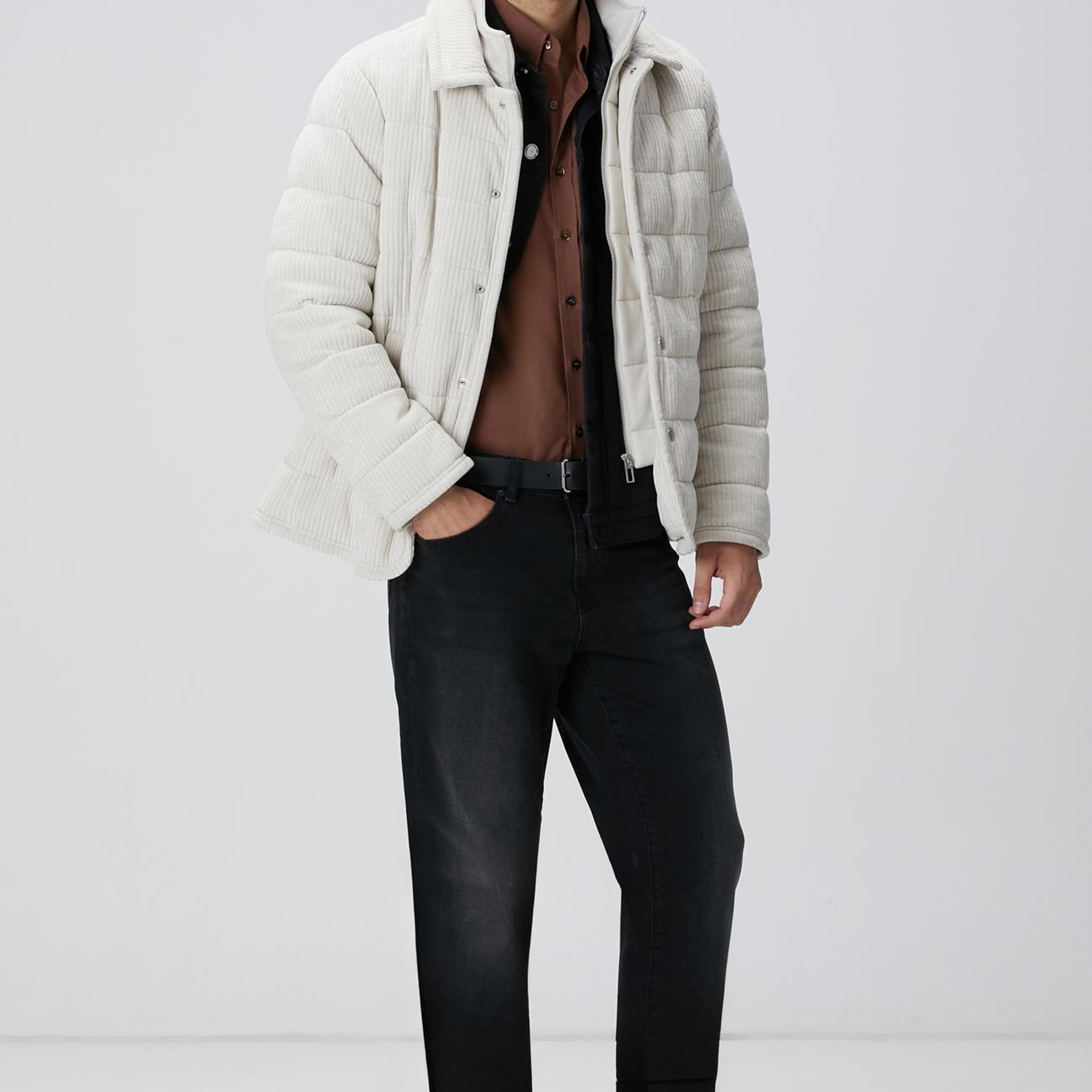 Network Erkek Kiremit Flanel Gömlek