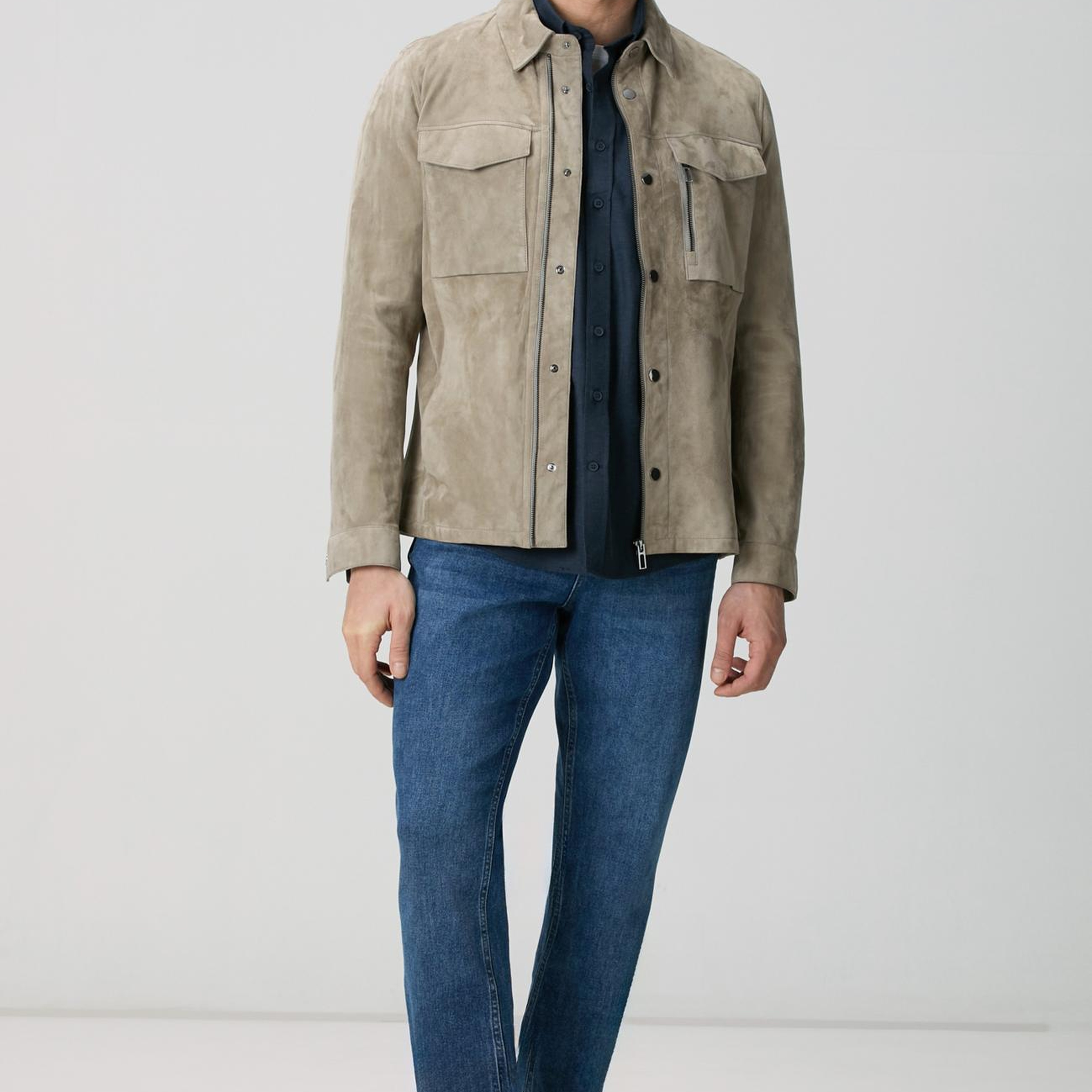 Network Erkek Lacivert Flanel Gömlek