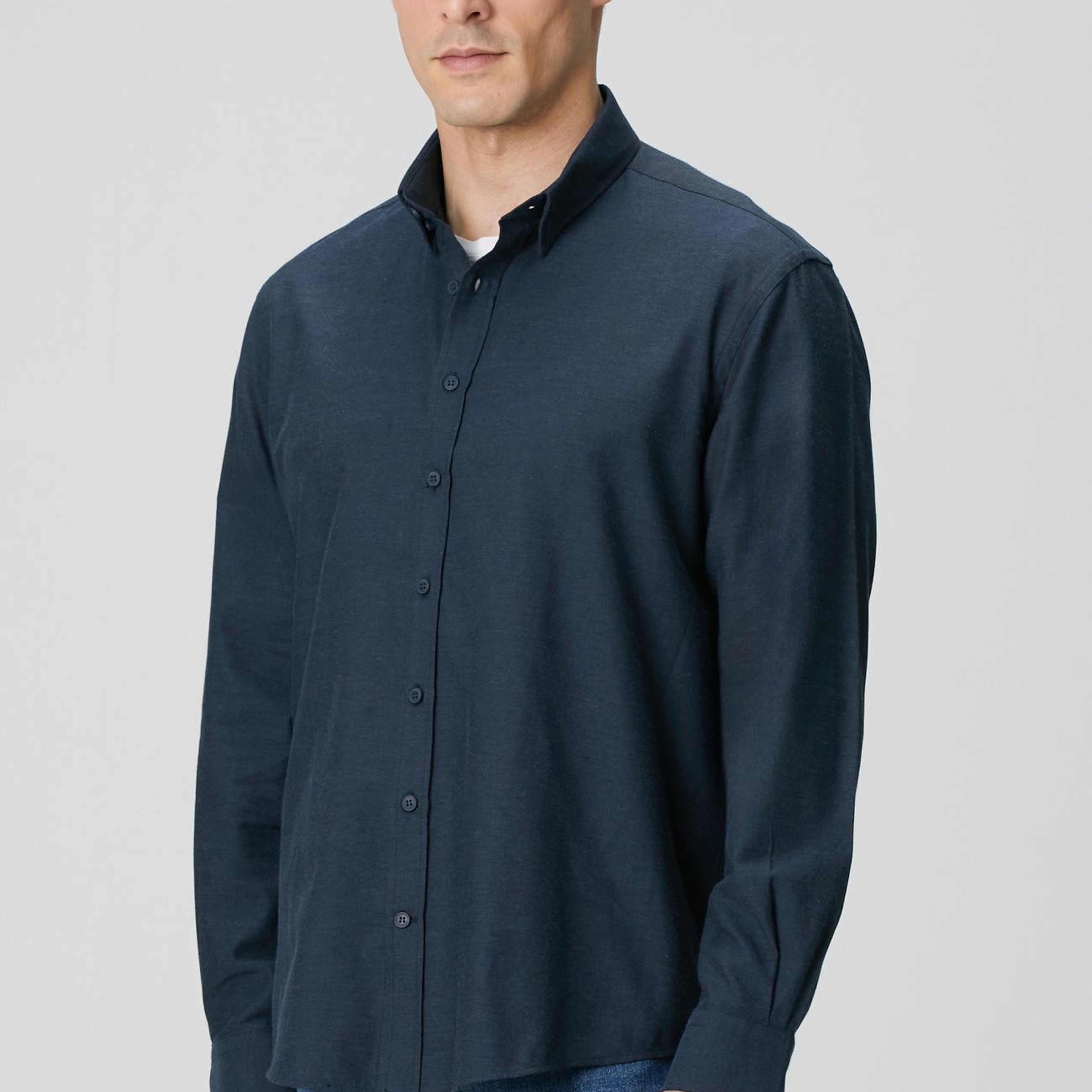 Network Erkek Lacivert Flanel Gömlek