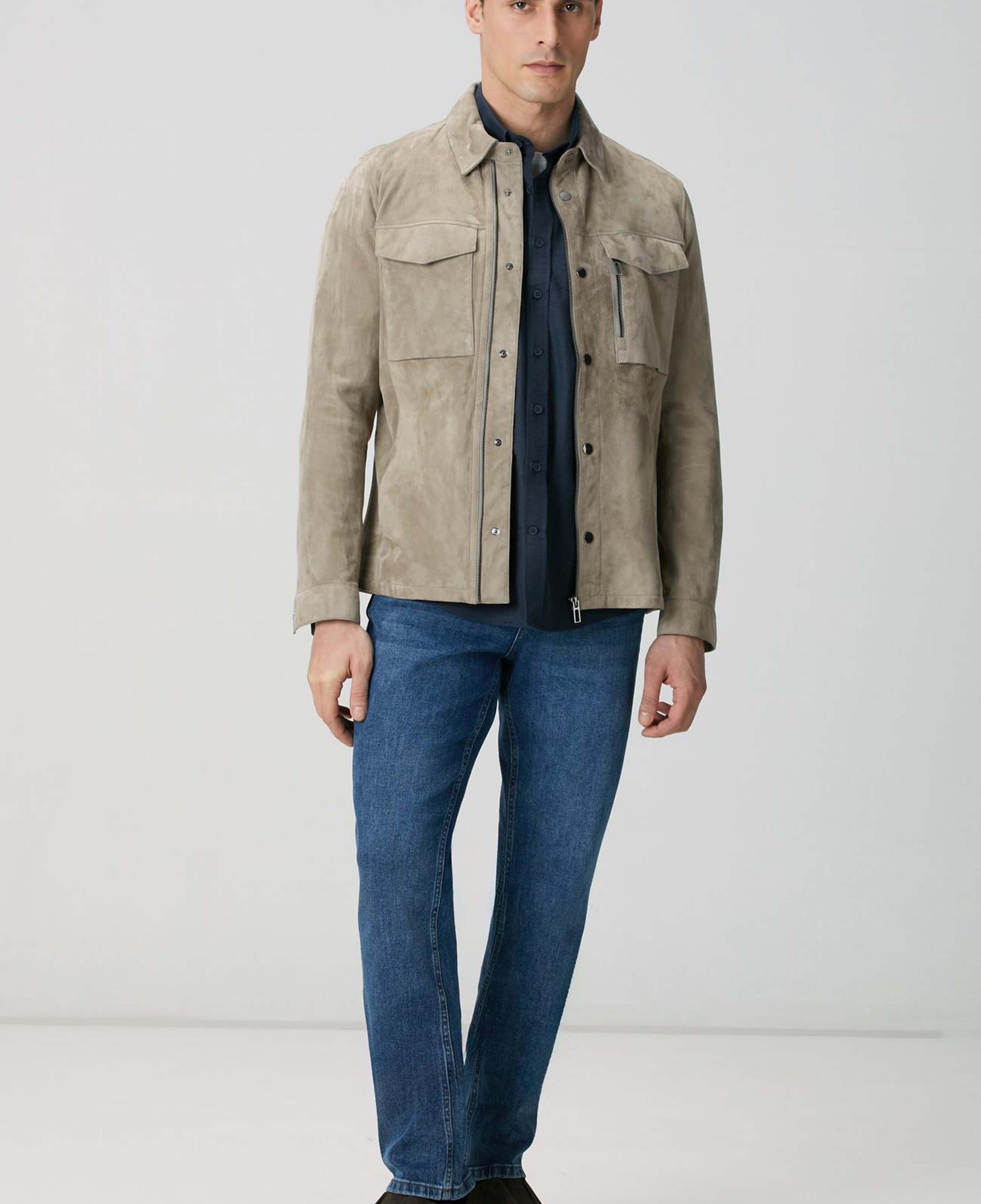 Network Erkek Lacivert Flanel Gömlek