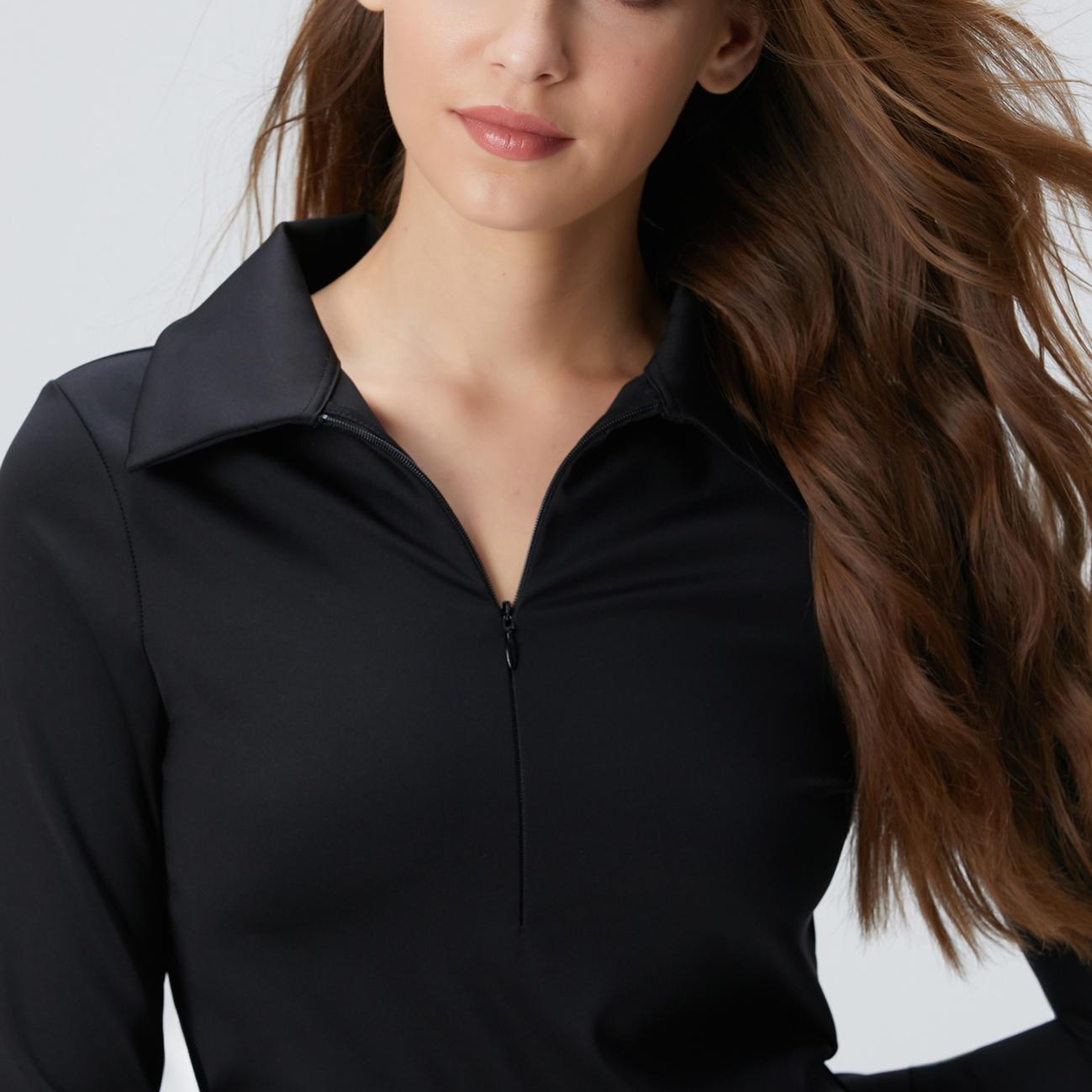 Network Kadın N-Tech Siyah Örme Bluz