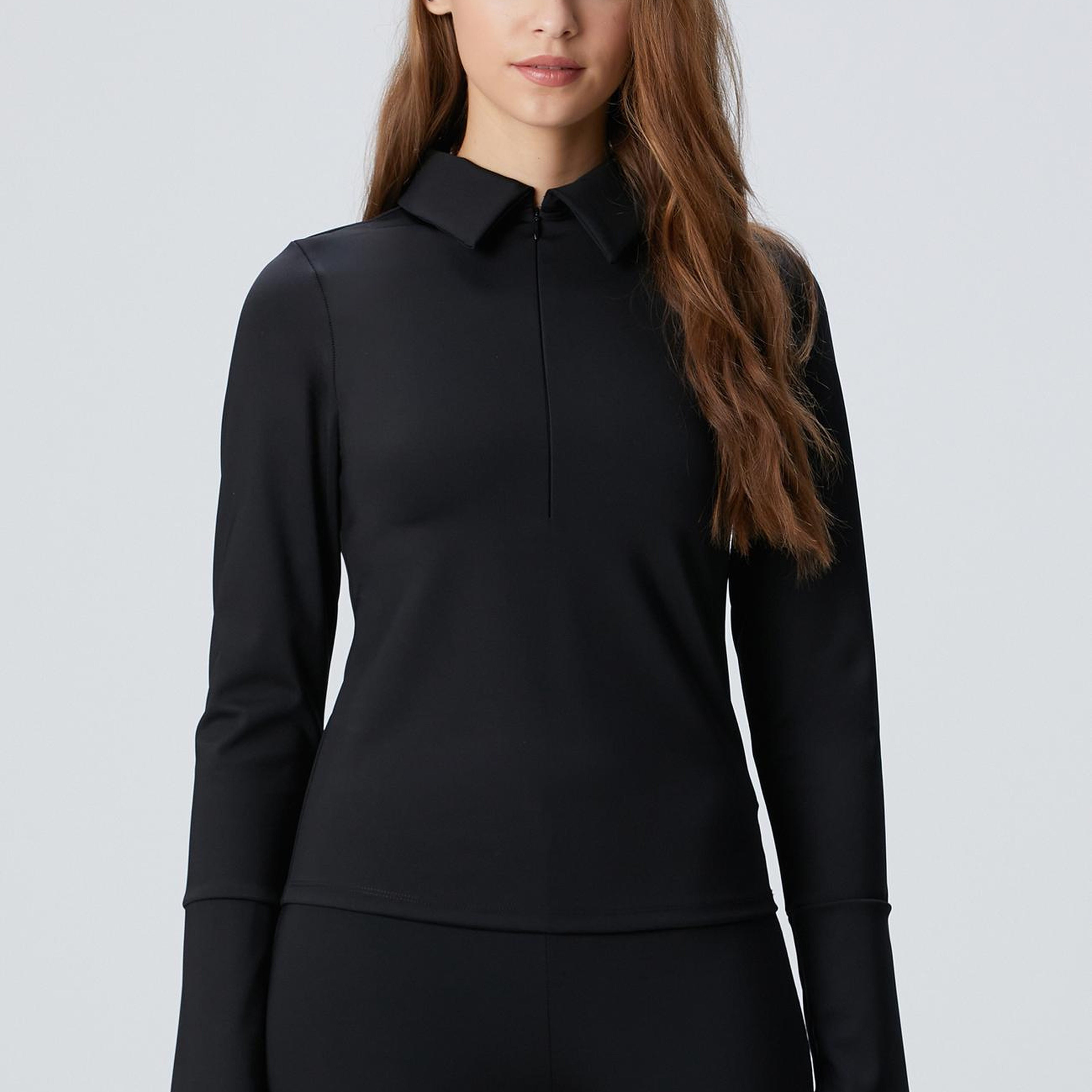 Network Kadın N-Tech Siyah Örme Bluz