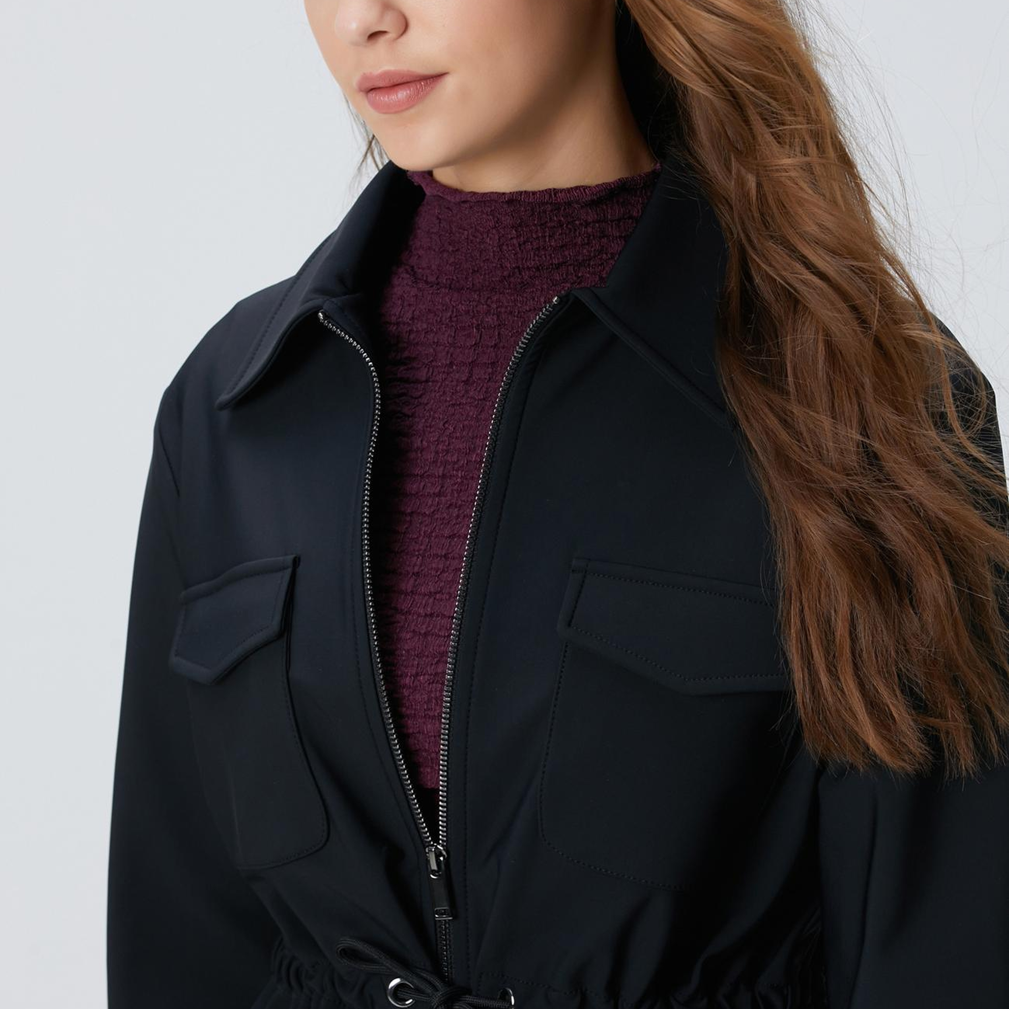 Network Kadın N-Tech Siyah Ceket