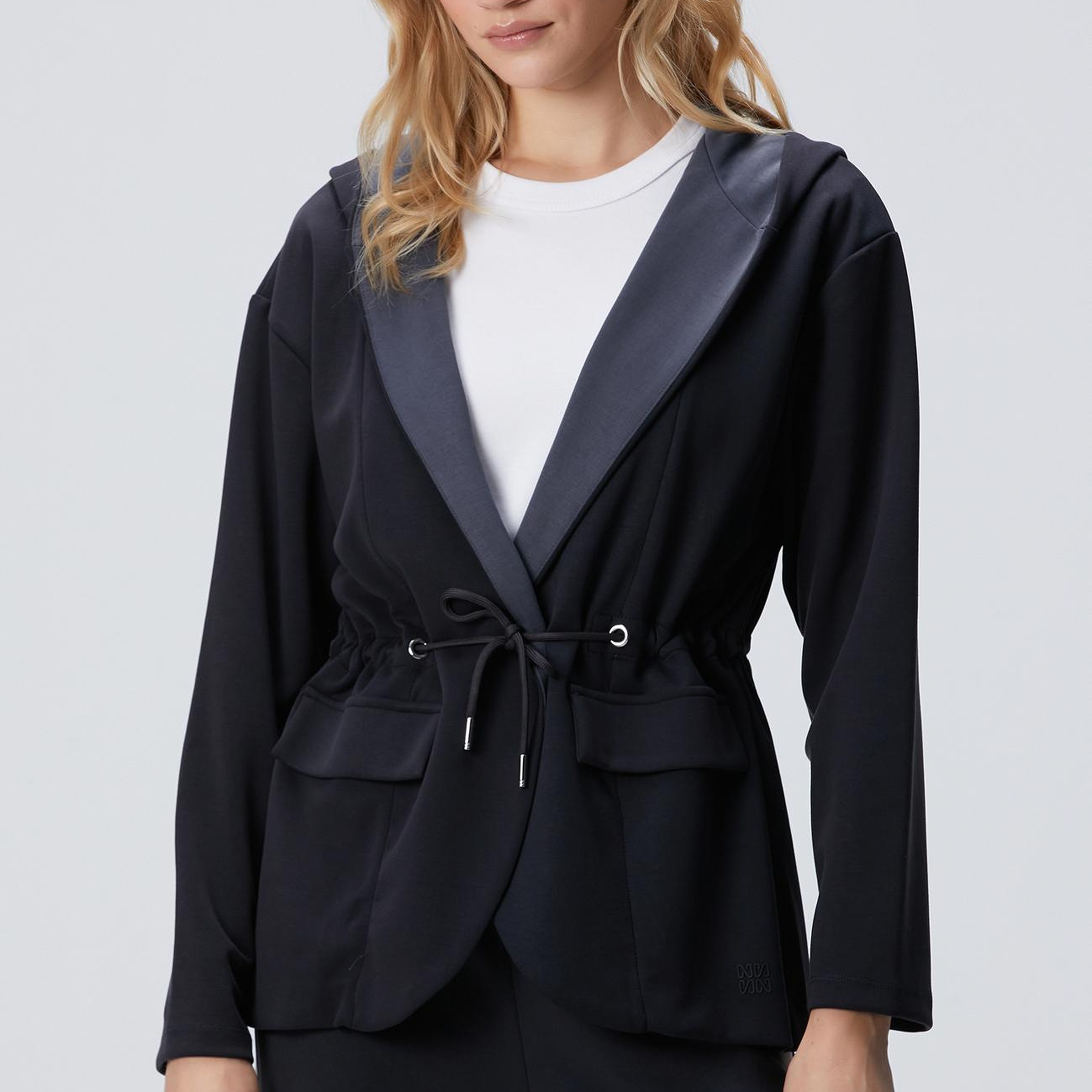 Network Kadın Siyah Antrasit Ceket