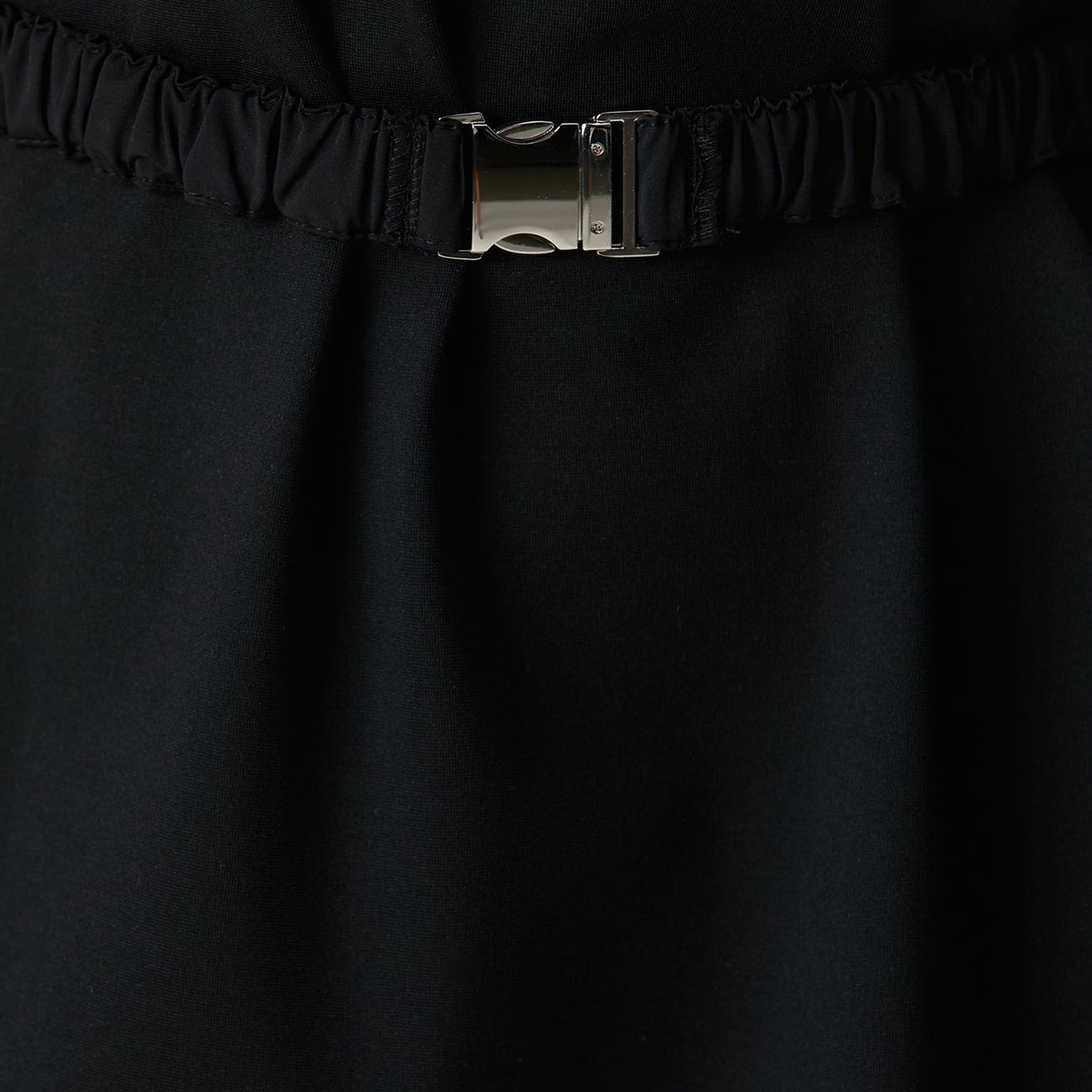 Network Kadın N-Tech Siyah Dokuma Garnili Mini Örme Elbise