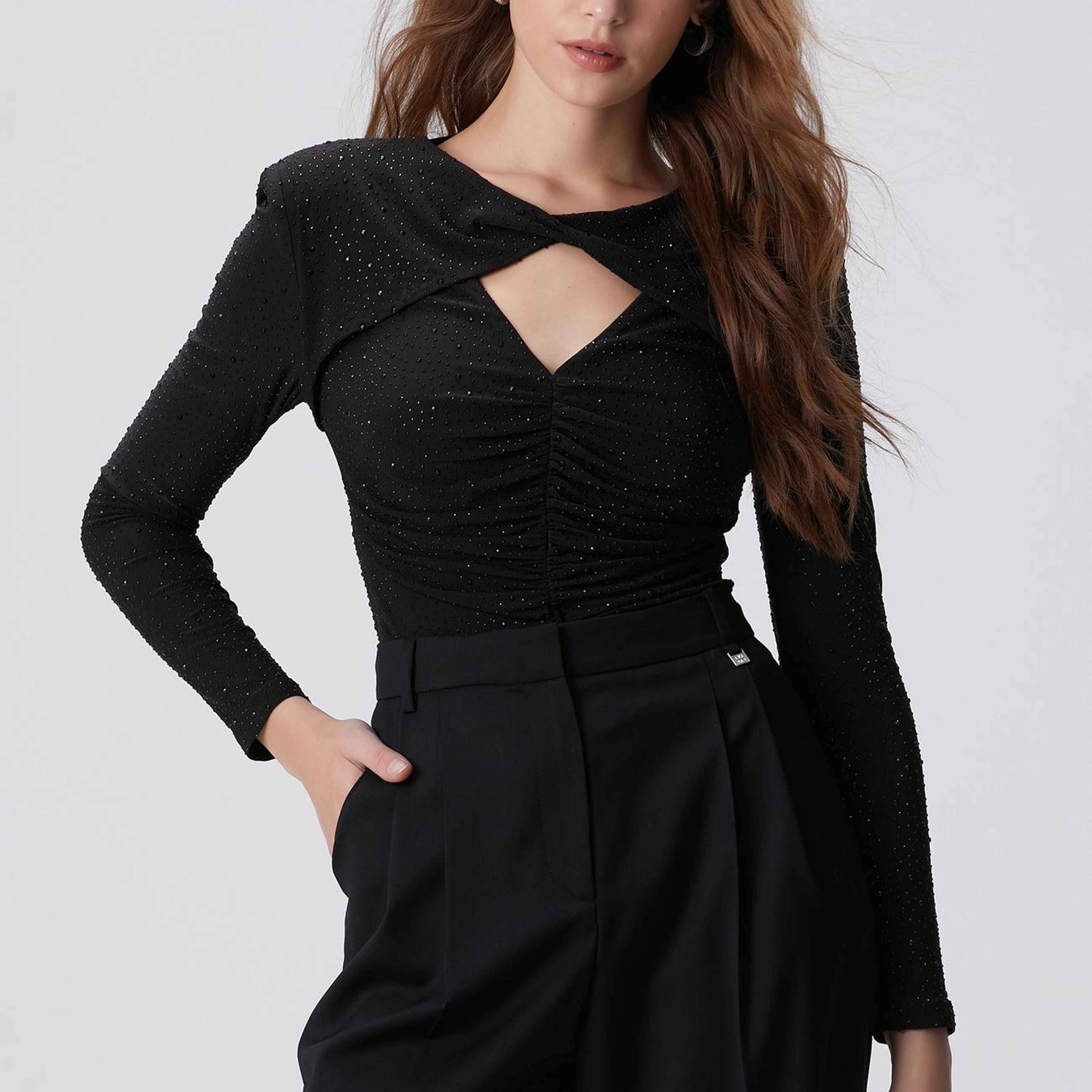 Network Kadın Siyah Bodysuit