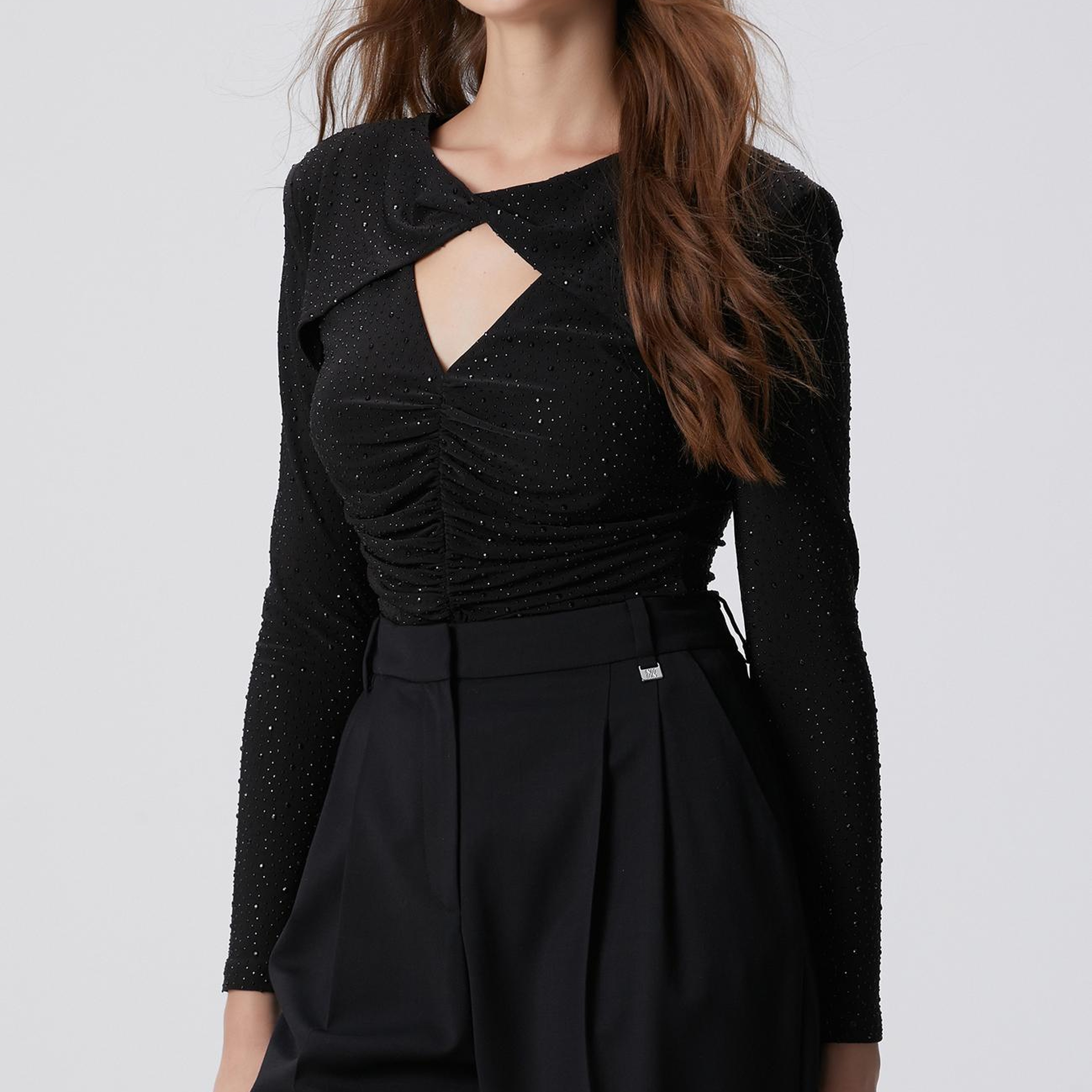 Network Kadın Siyah Bodysuit