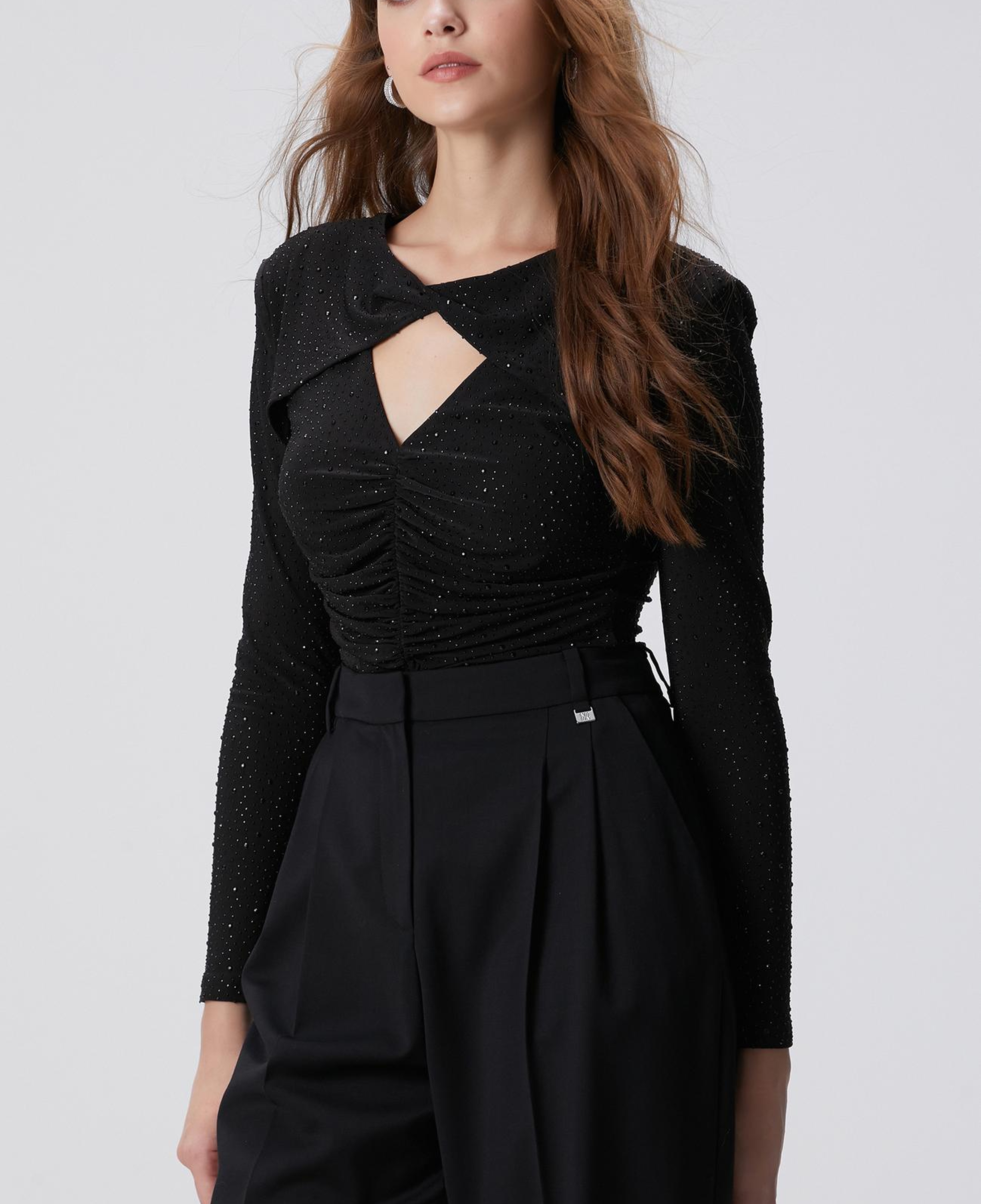 Network Kadın Siyah Bodysuit