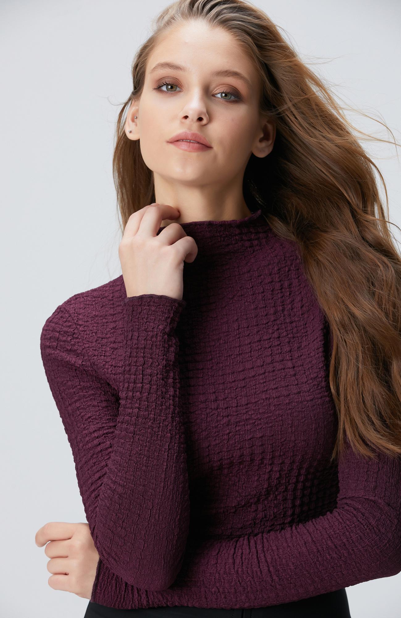 Network Kadın N-Tech Mor Bluz