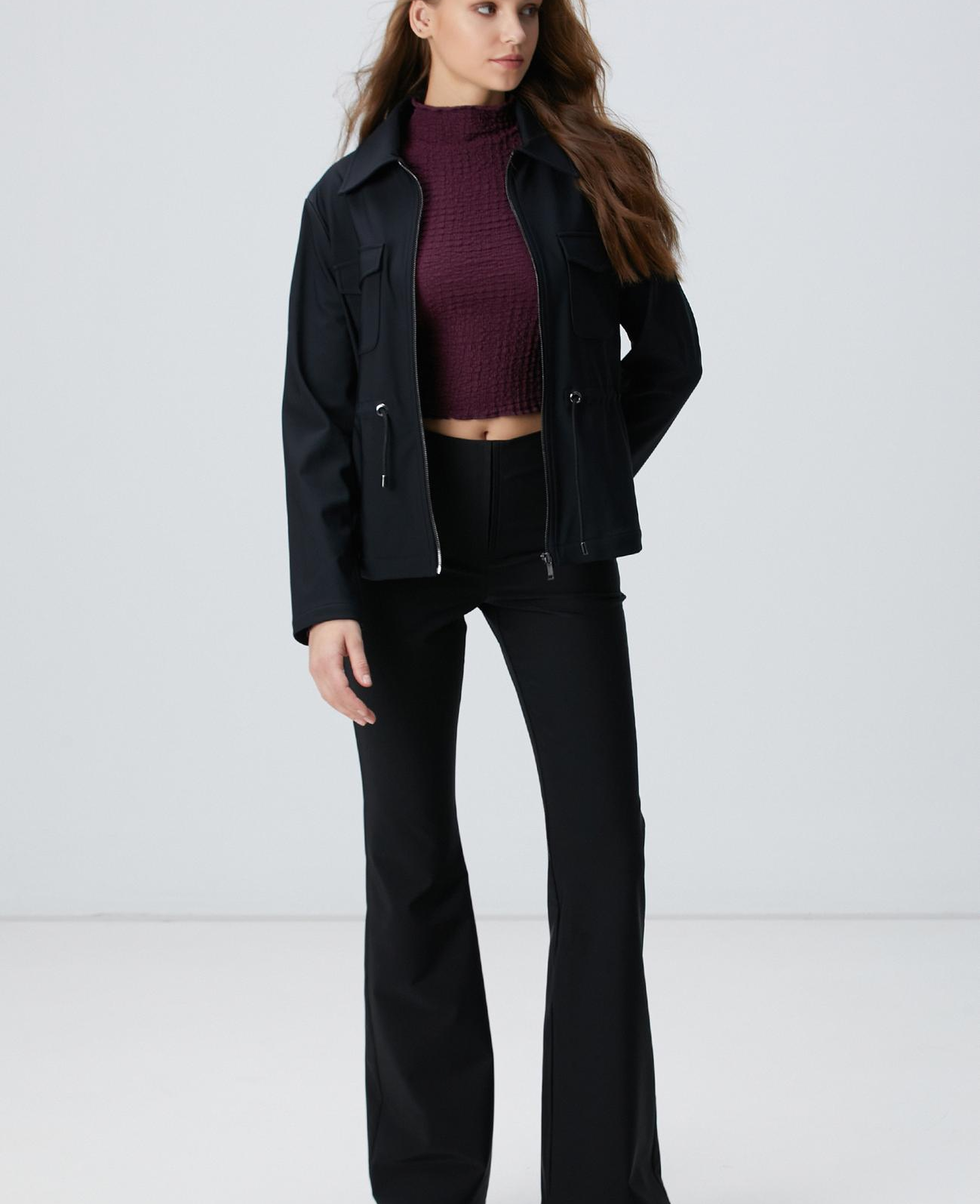 Network Kadın N-Tech Mor Bluz