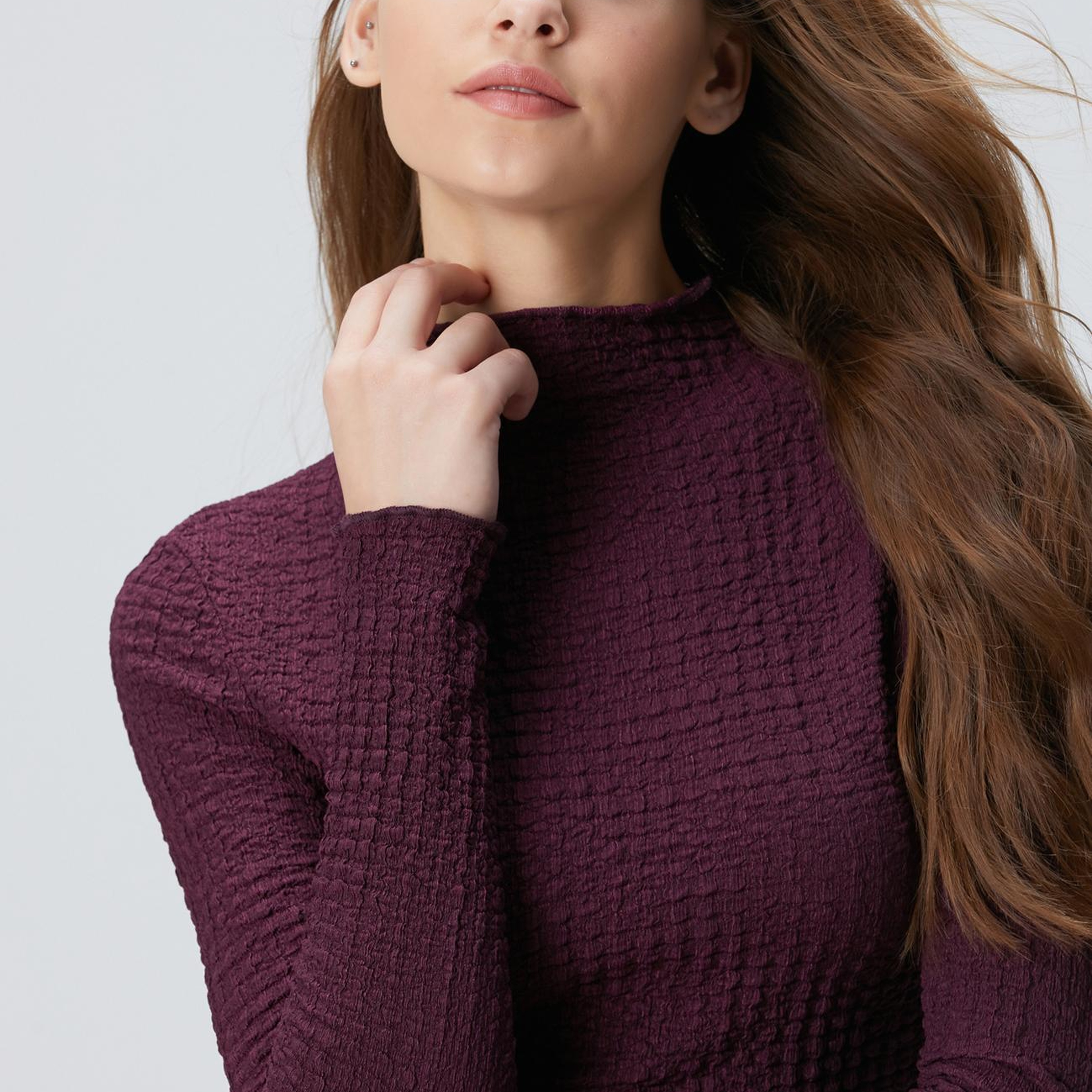 Network Kadın N-Tech Mor Bluz