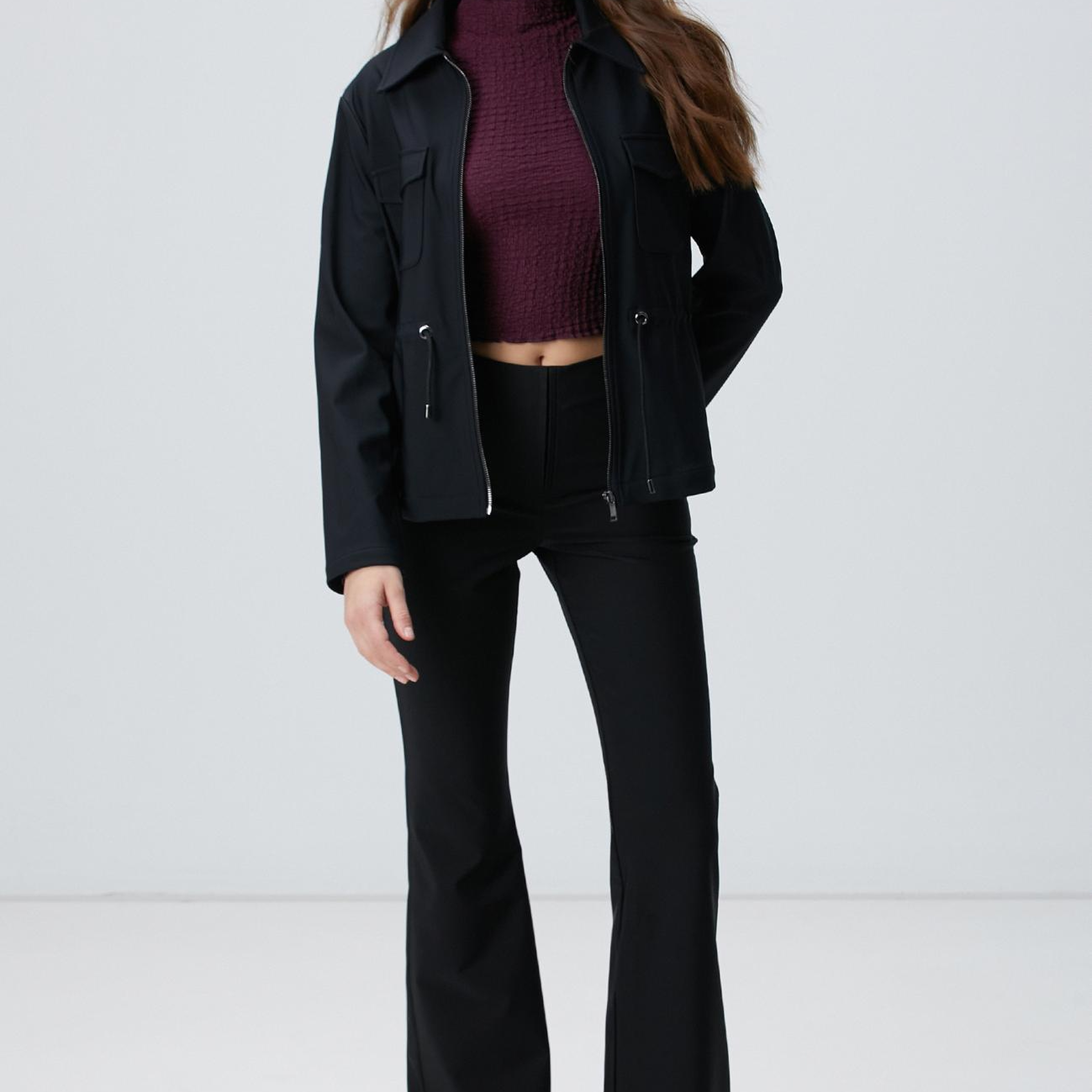 Network Kadın N-Tech Mor Bluz