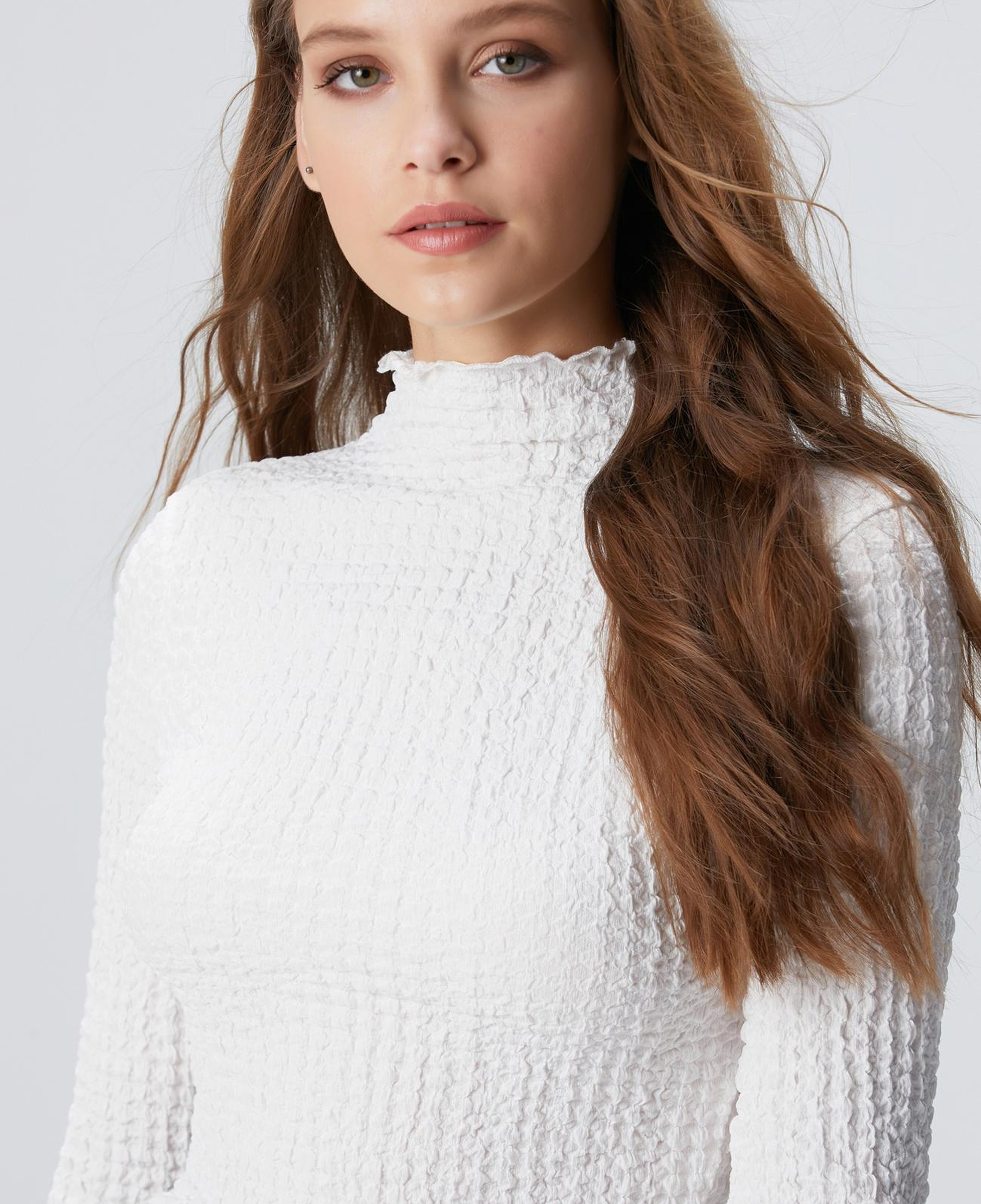 Network Kadın N-Tech Kırık Beyaz Bluz