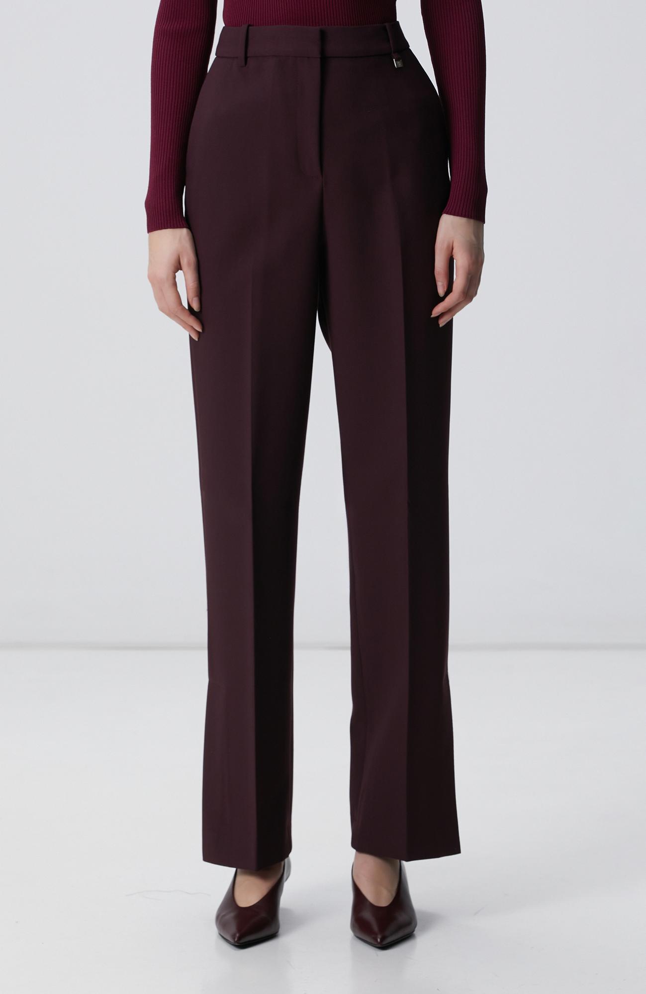 Network Kadın Vişne Paçası Yırtmaçlı Pantolon