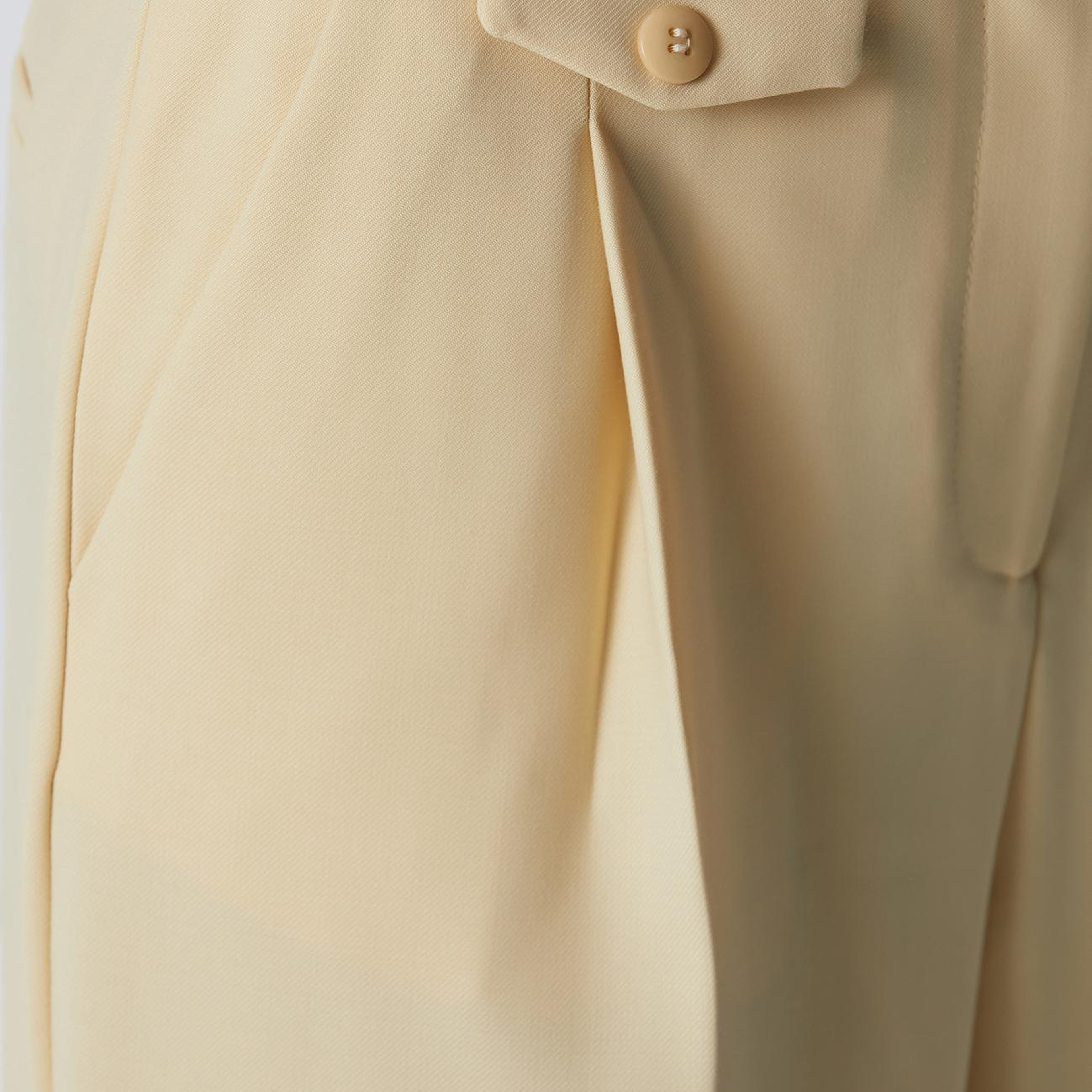 Network Kadın Sarı Yün Karışımlı Pantolon