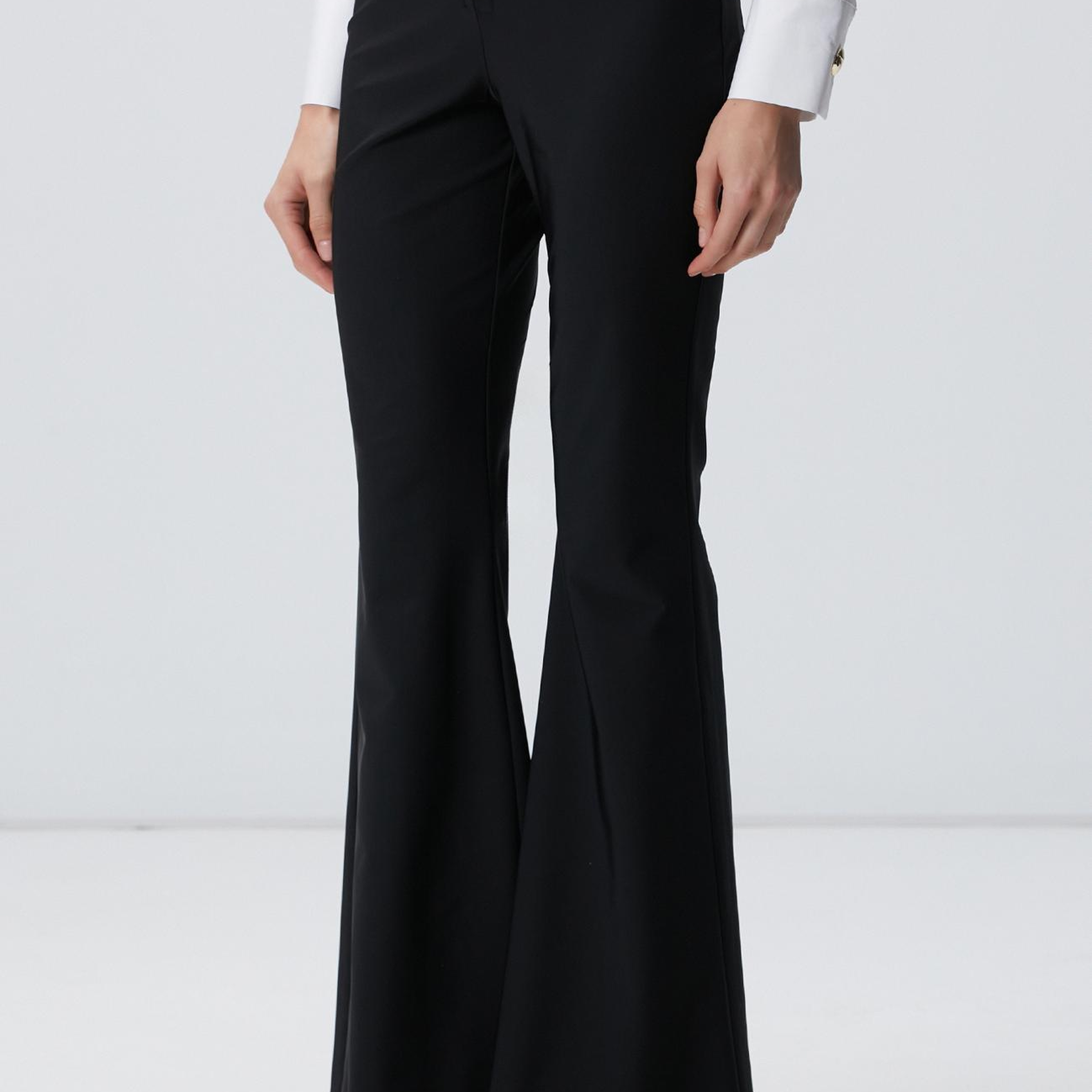 Network Kadın Siyah Pantolon