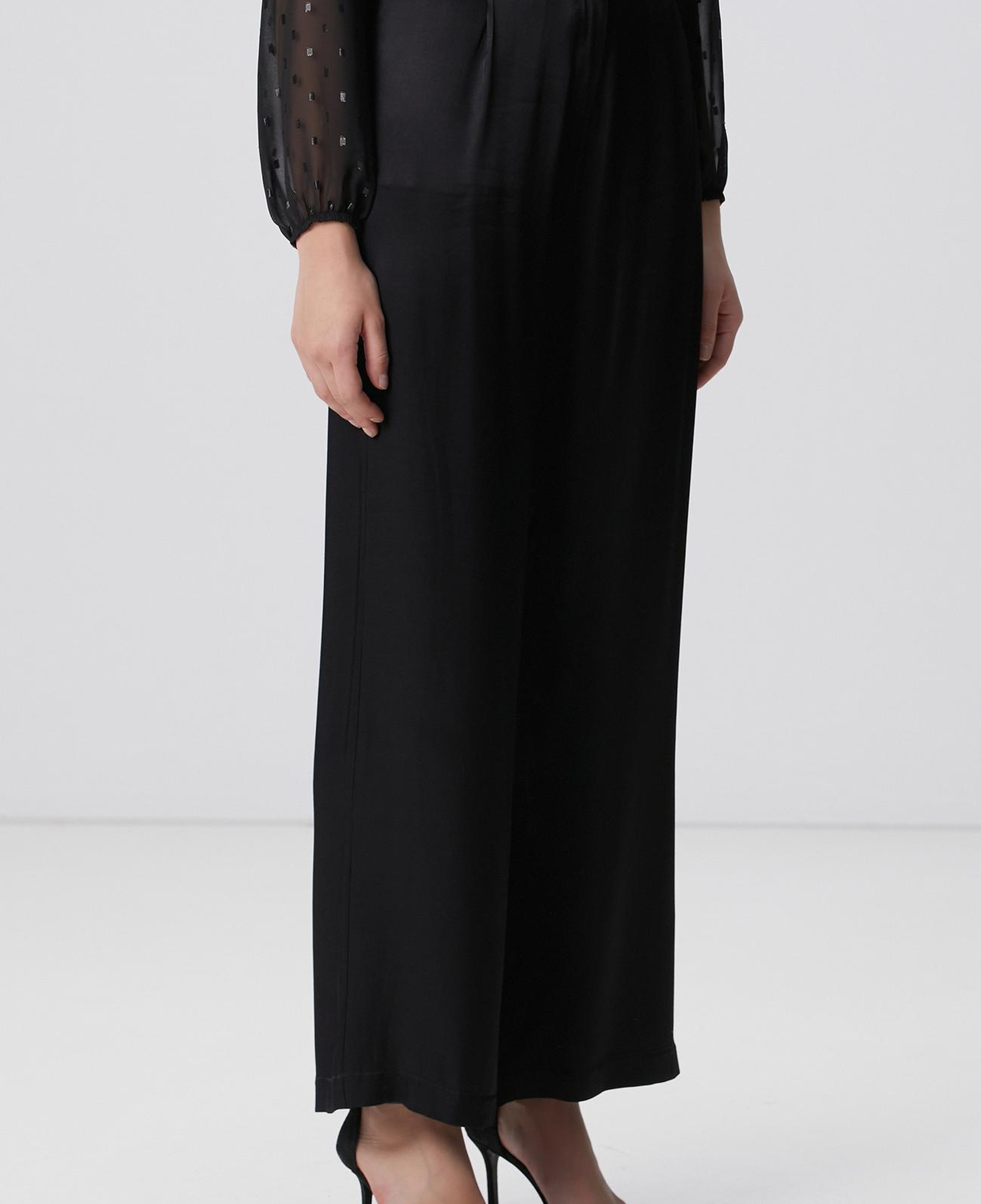 Network Kadın Siyah Pantolon