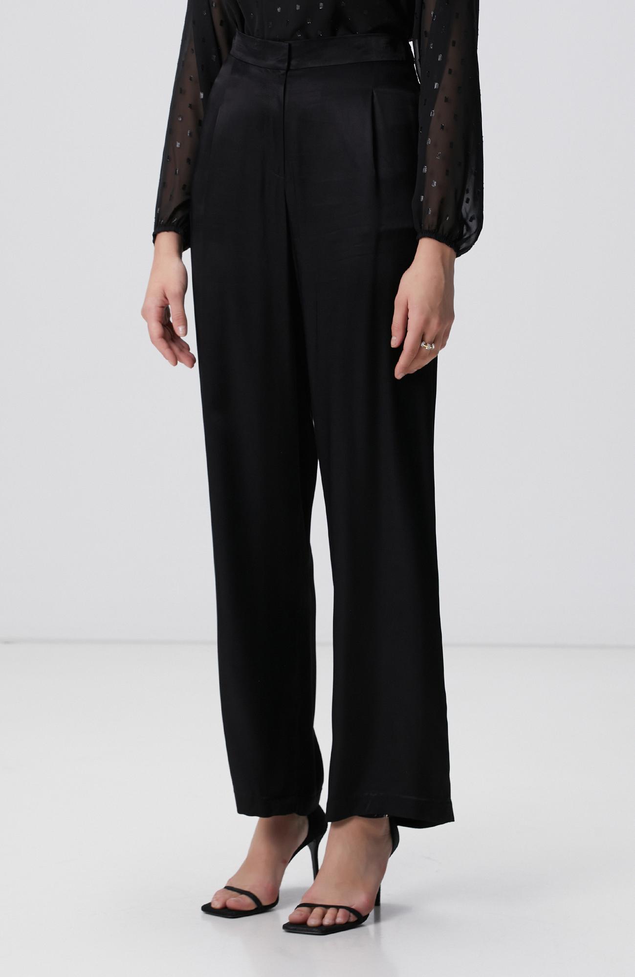 Network Kadın Siyah Pantolon