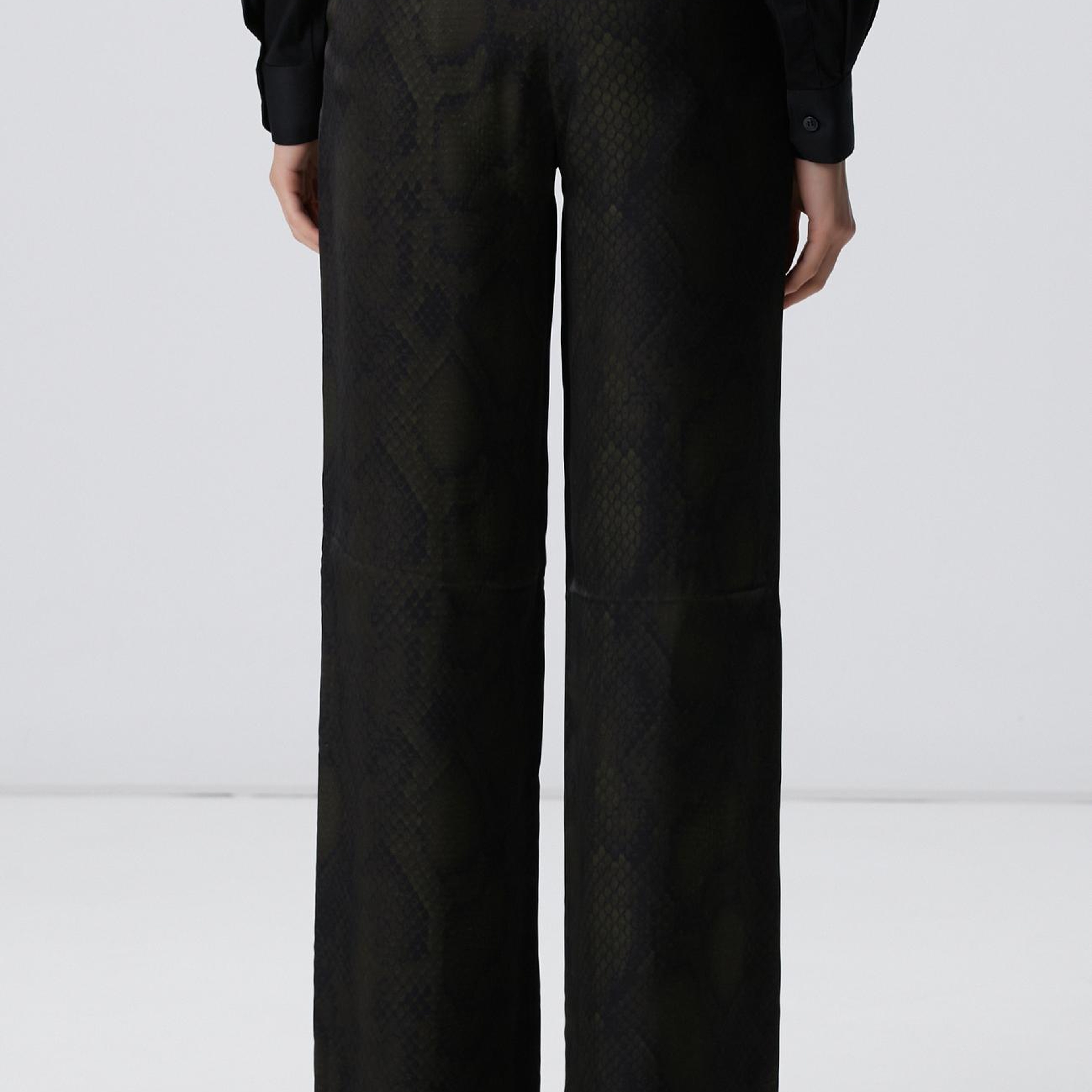 Network Kadın Haki Desenli Pantolon