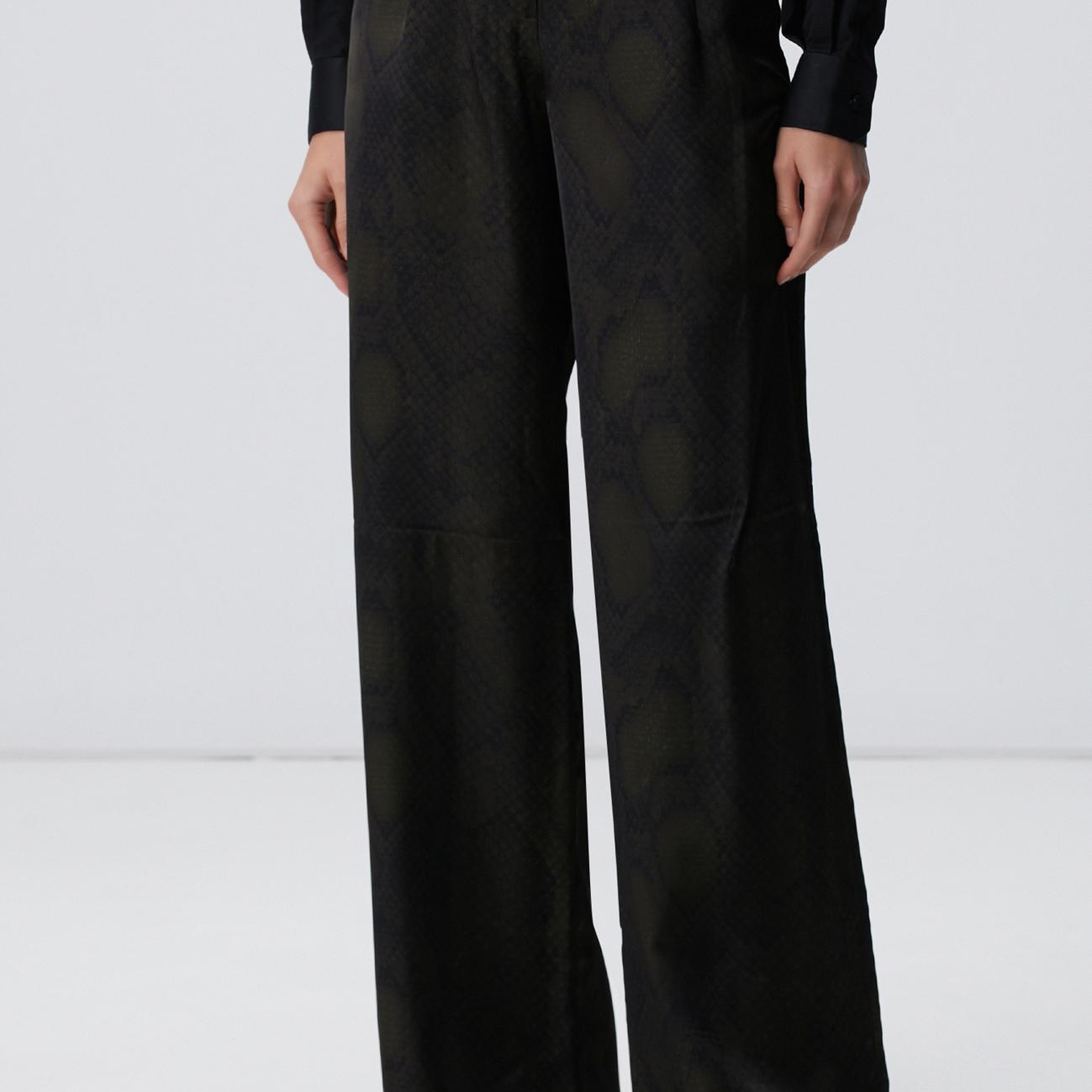 Network Kadın Haki Desenli Pantolon