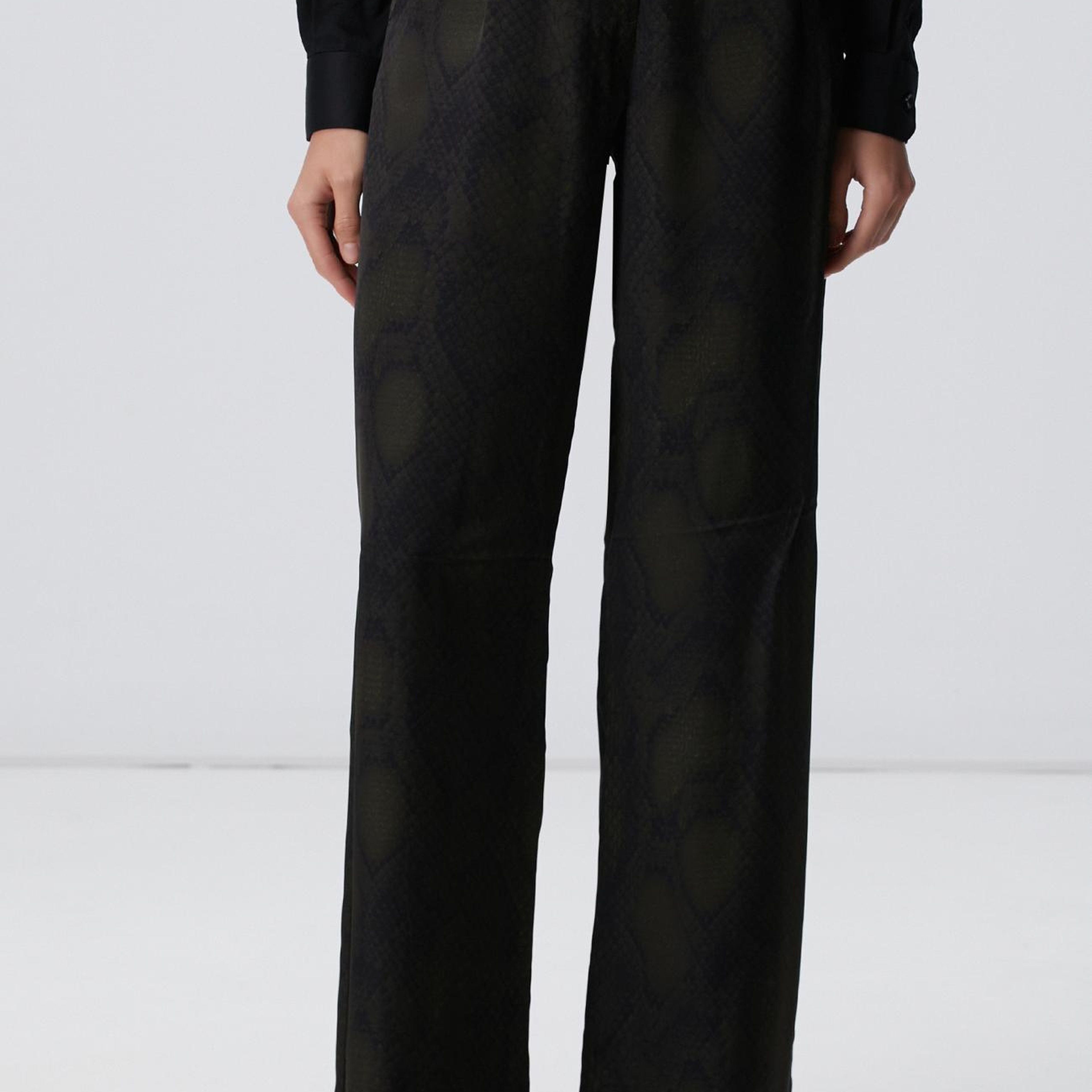 Network Kadın Haki Desenli Pantolon