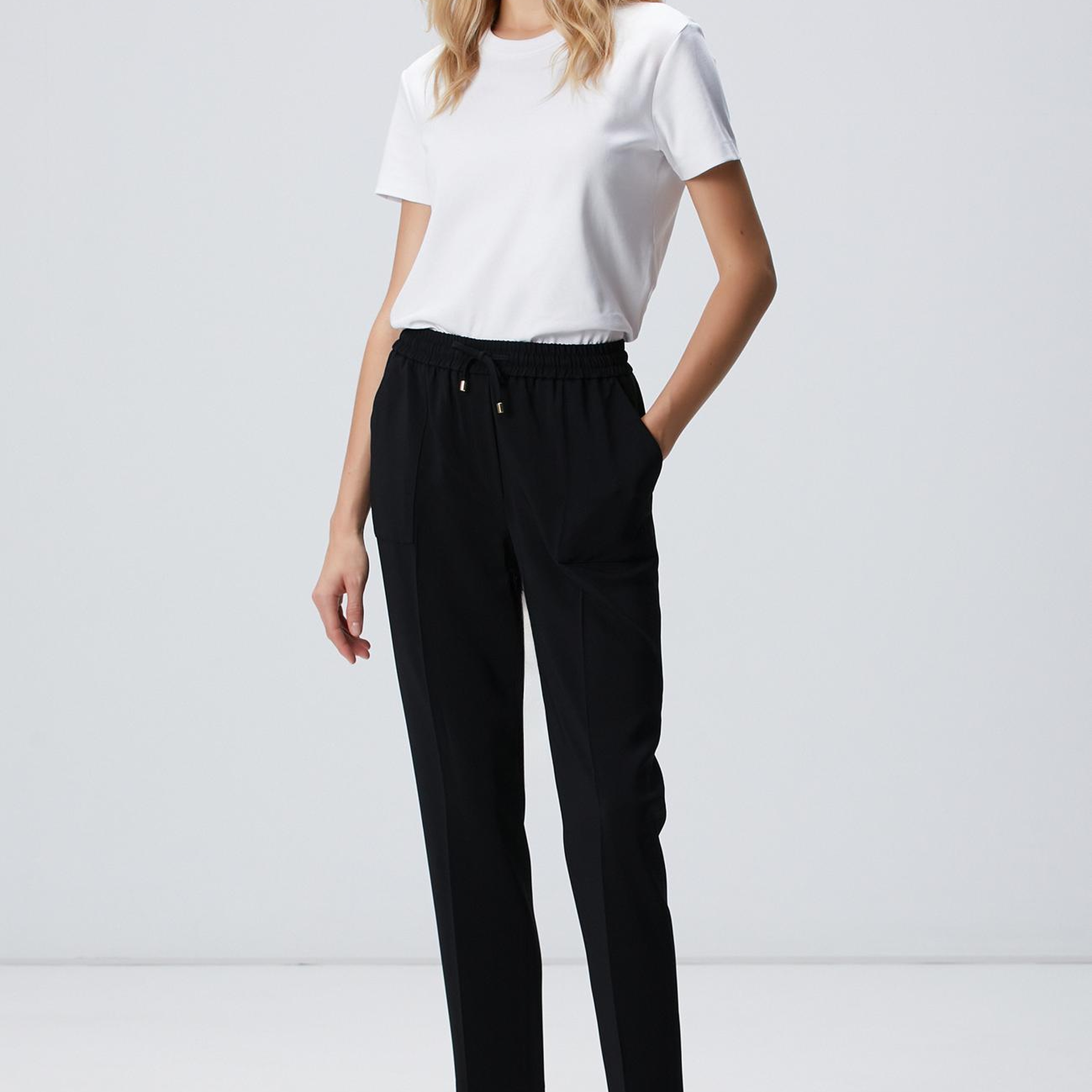 Network Kadın Siyah Pantolon