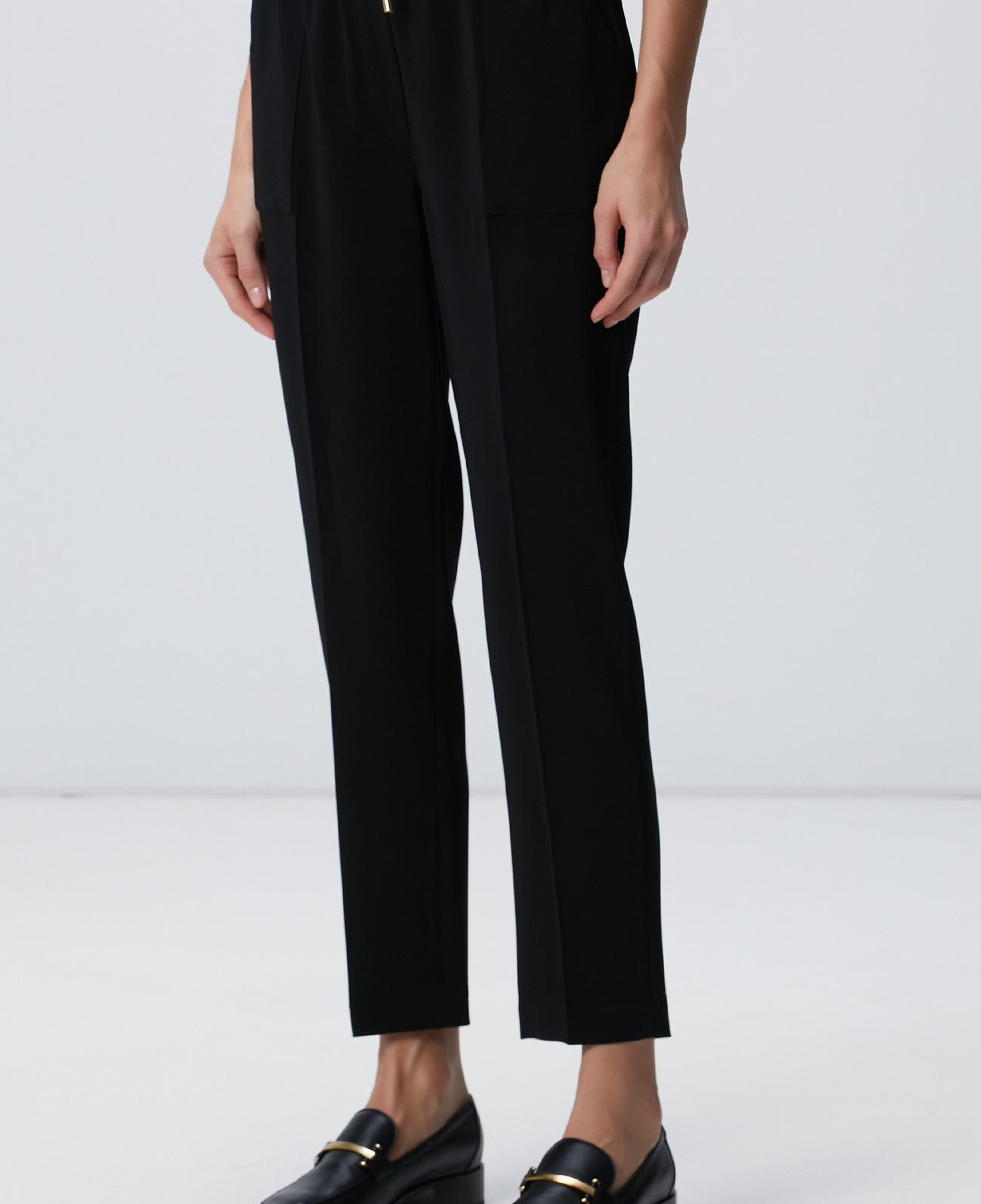 Network Kadın Siyah Pantolon