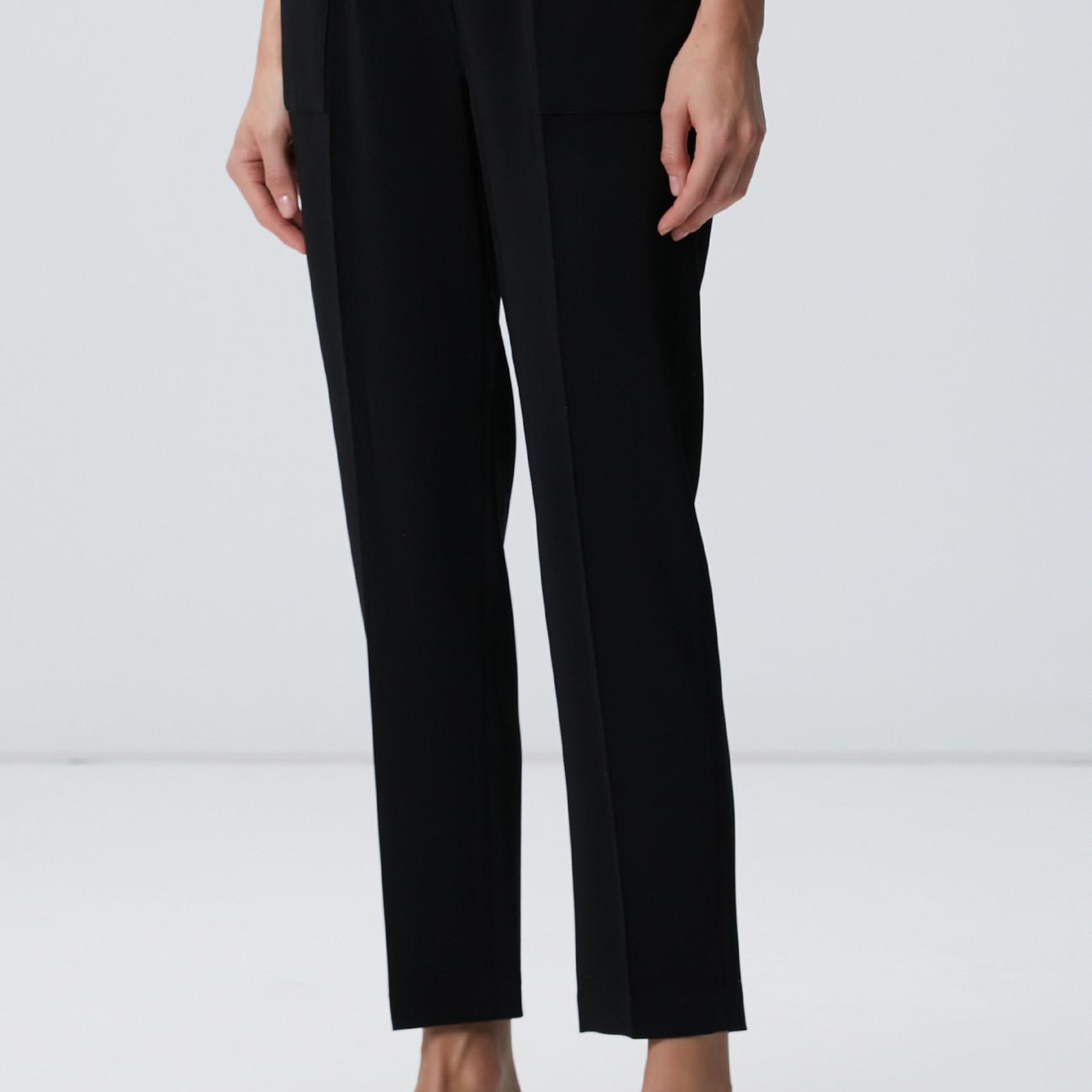 Network Kadın Siyah Pantolon