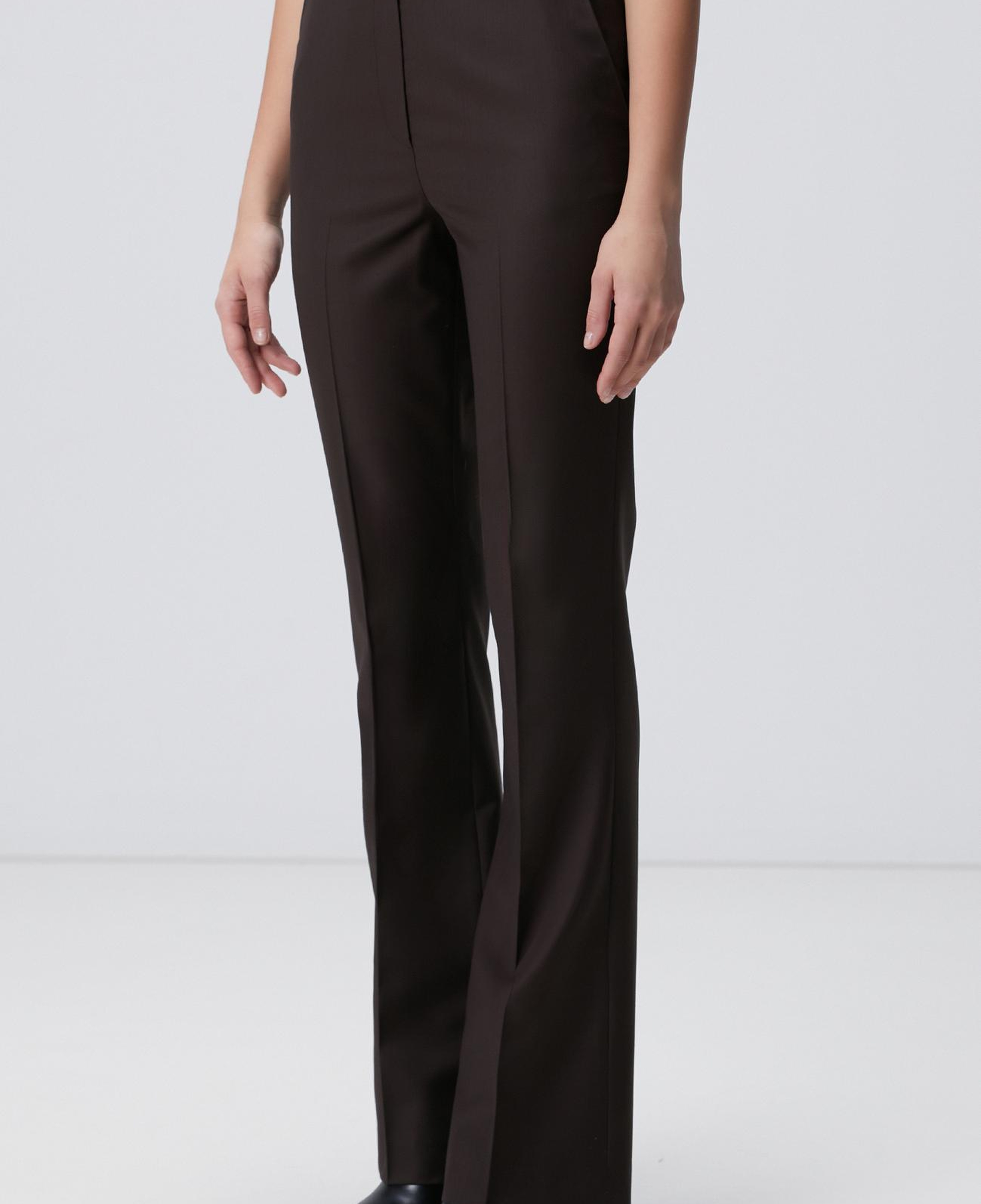 Network Kadın Acı Kahve Yün Karışımlı Pantolon