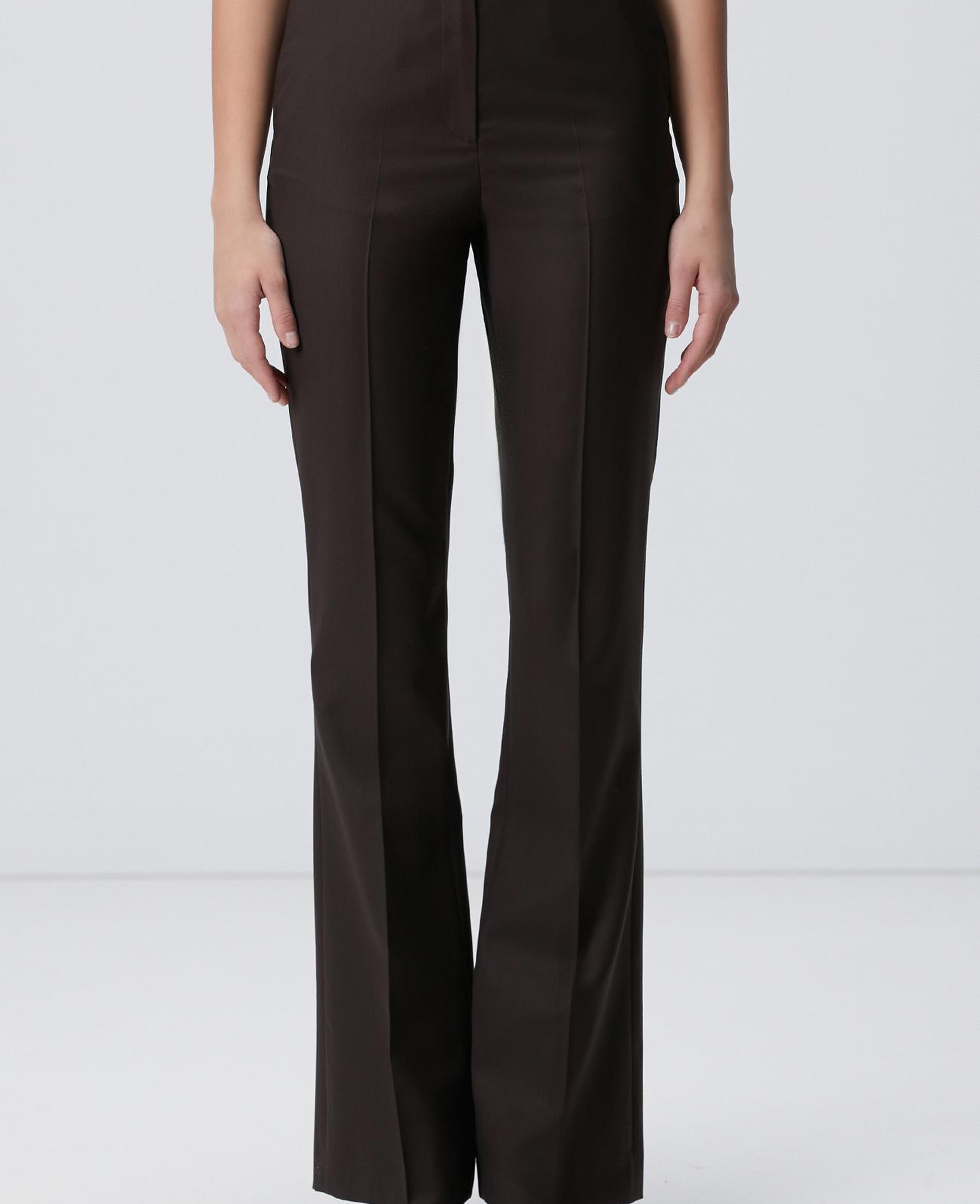 Network Kadın Acı Kahve Yün Karışımlı Pantolon