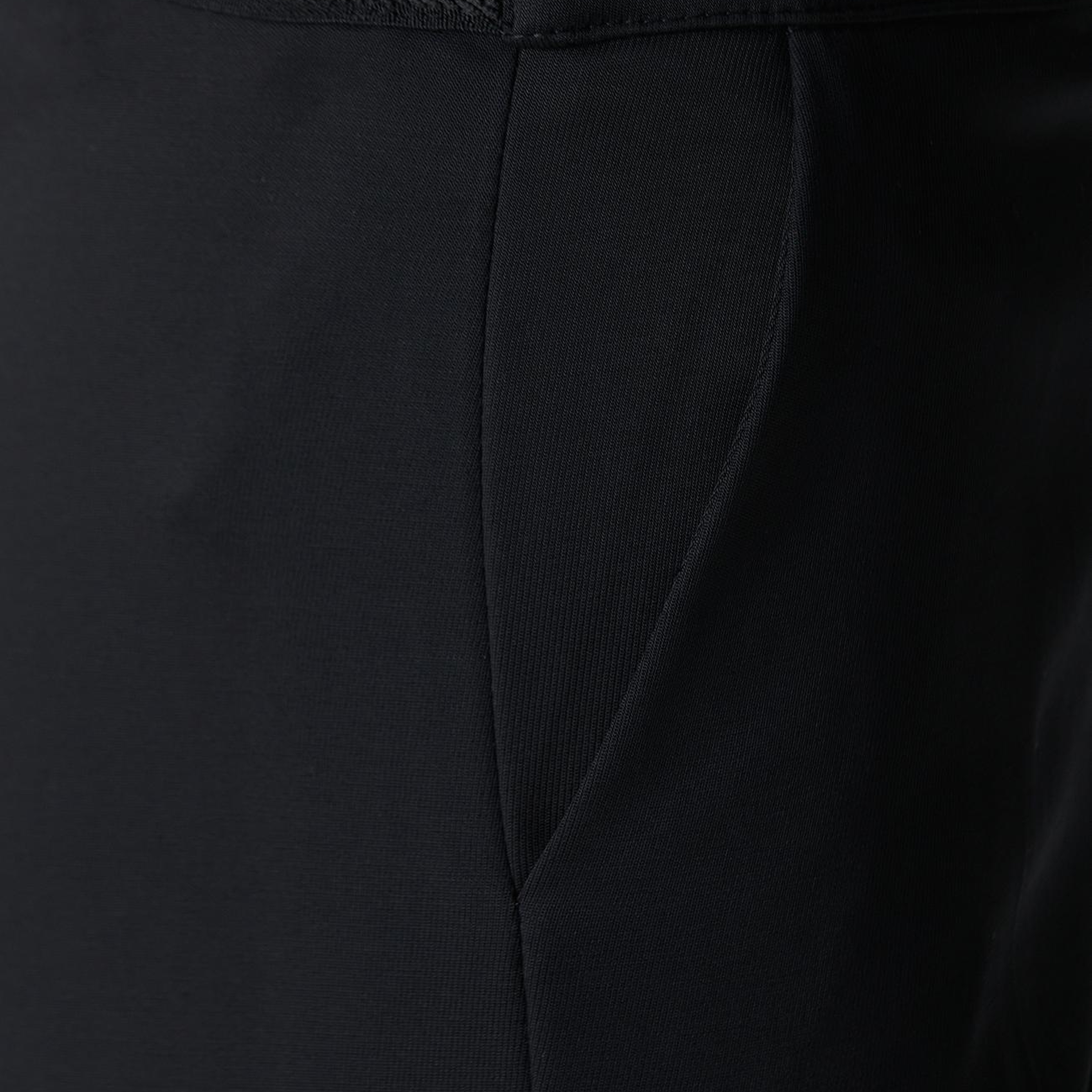 Network Kadın Siyah Kemeri Lastik Detaylı Pantolon